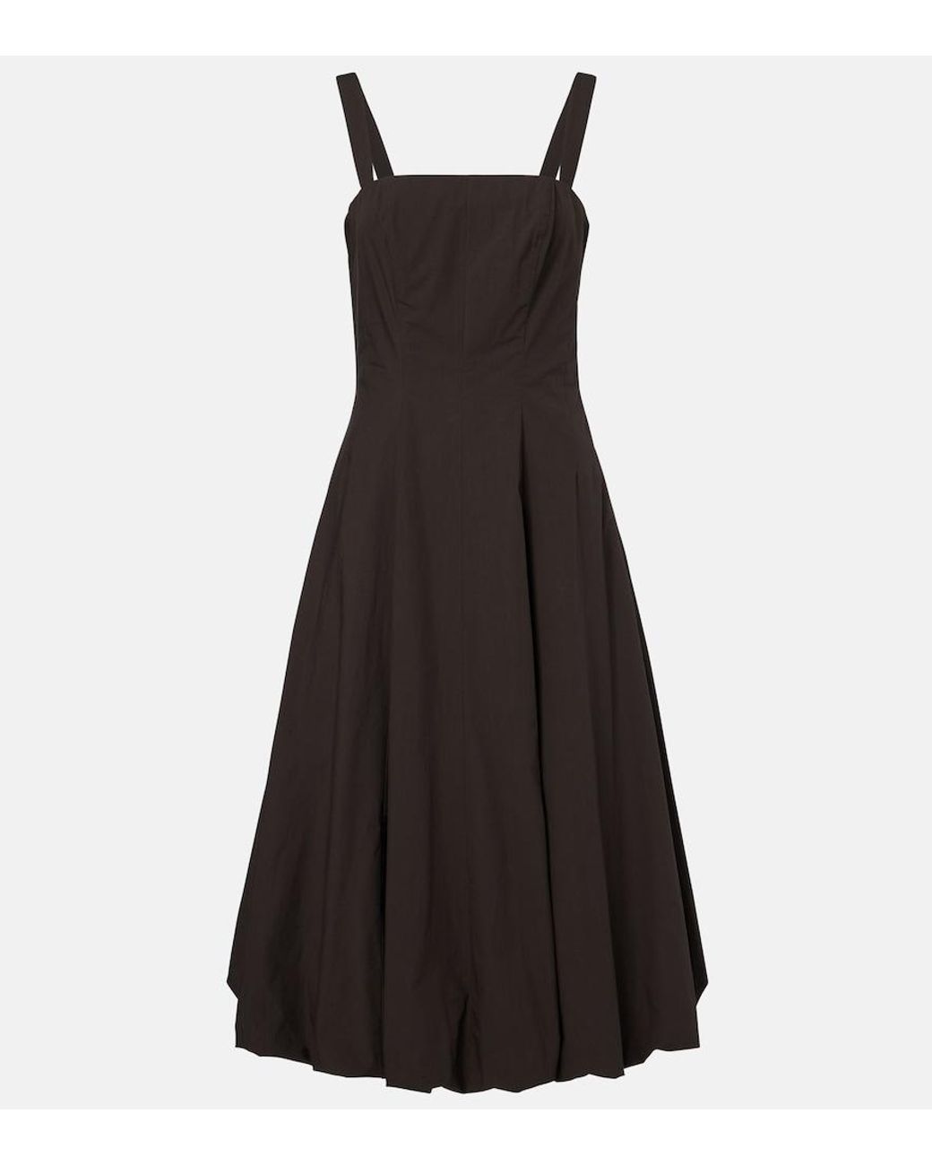 Proenza Schouler Black Label Ella Cotton Midi Dress