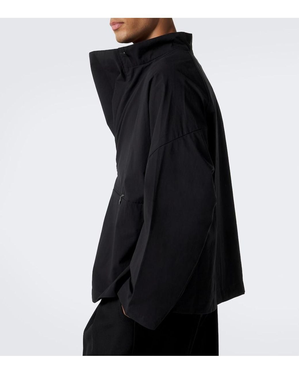 Kiko Kostadinov Black Graatsma Cotton Twill Jacket for men