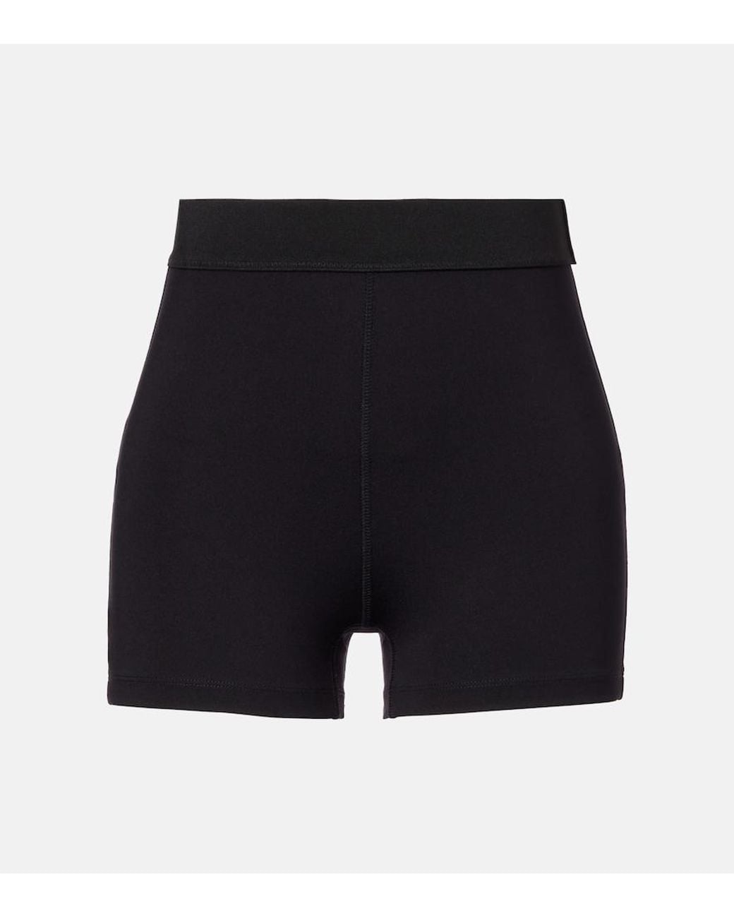 Wardrobe NYC Black High-Rise Jersey Shorts