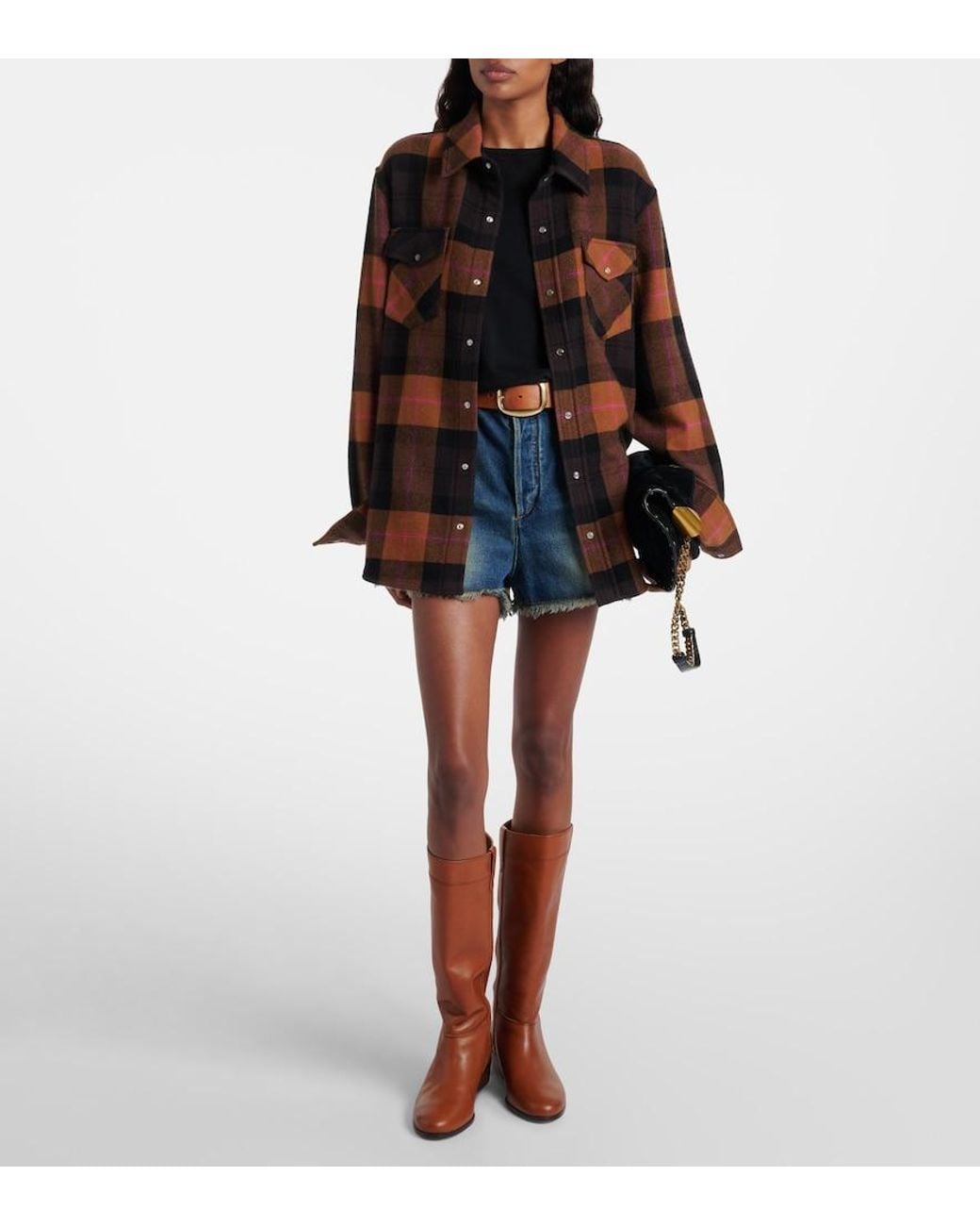 Veronica Beard Brown Leather Knee-High Boots