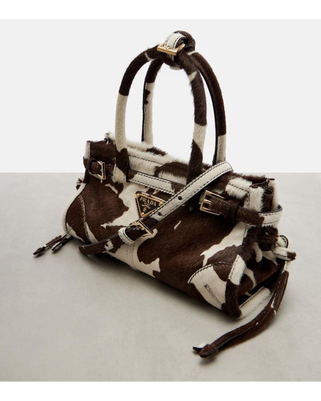 Borsa Bonnie Mini di Prada in Metallic
