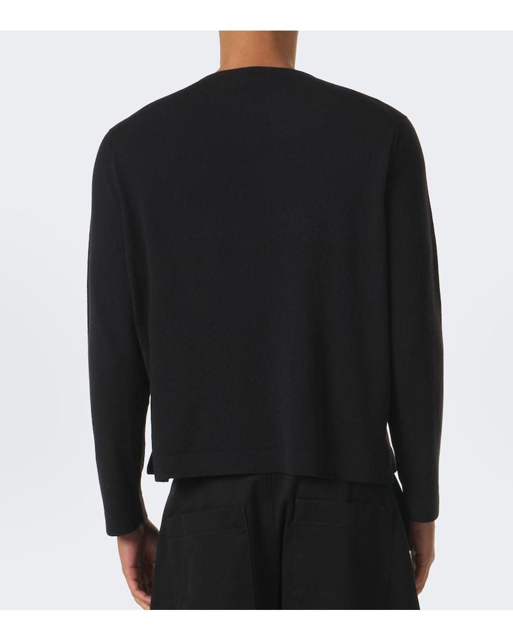 STÒFFA Black Cashmere T-Shirt for men