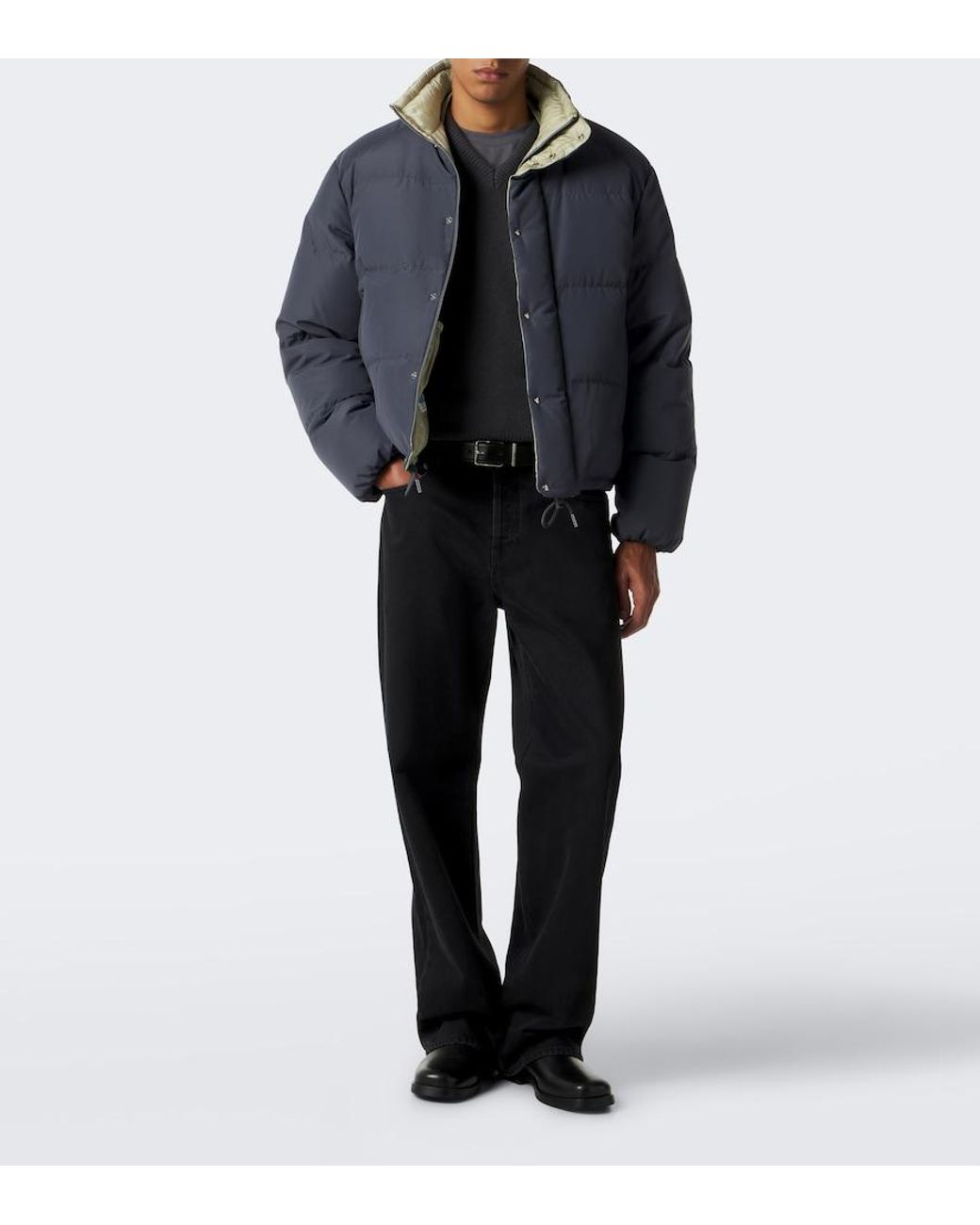 Moncler Blue Verone Down Jacket for men