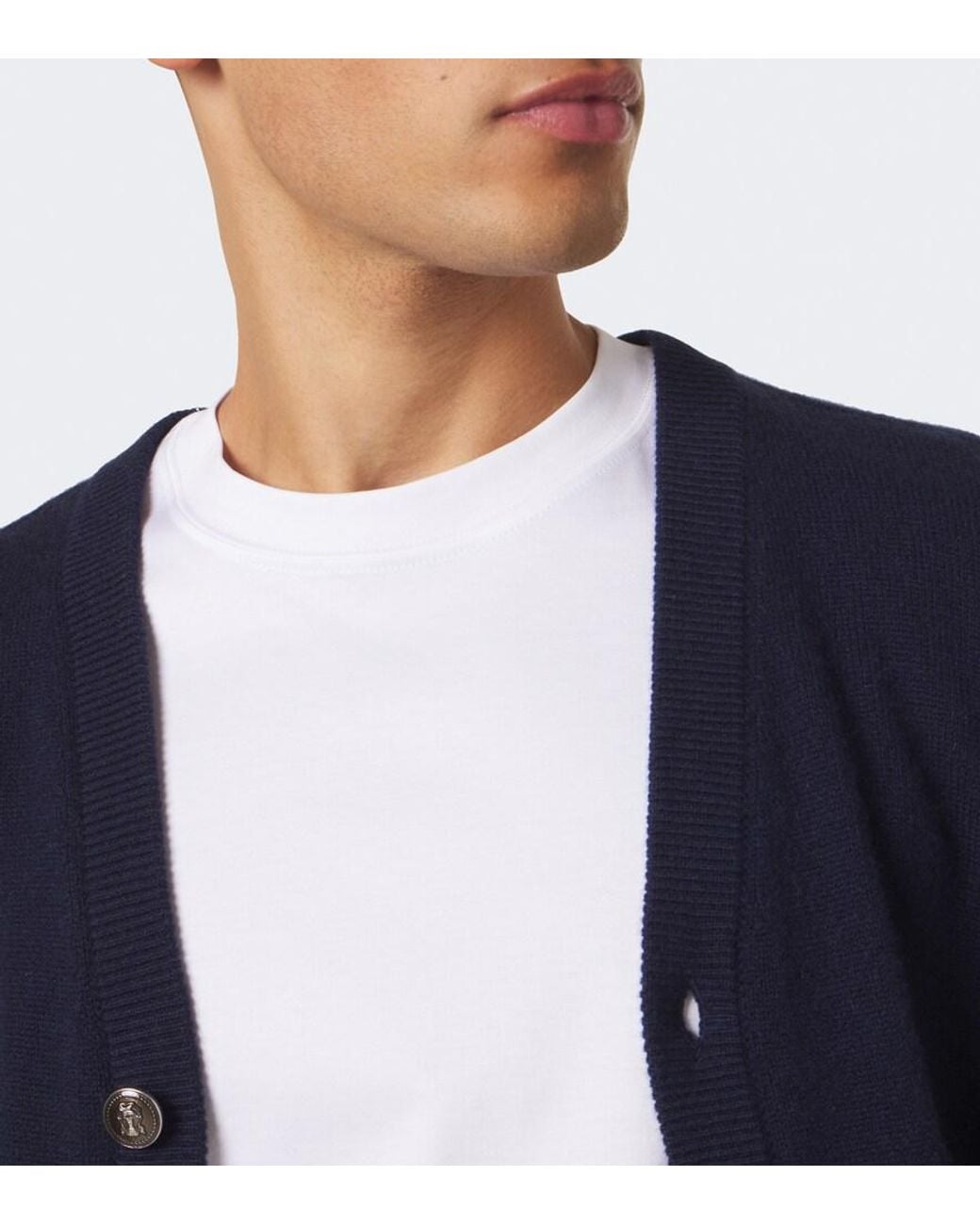 Brunello Cucinelli White Cotton Jersey T-Shirt for men