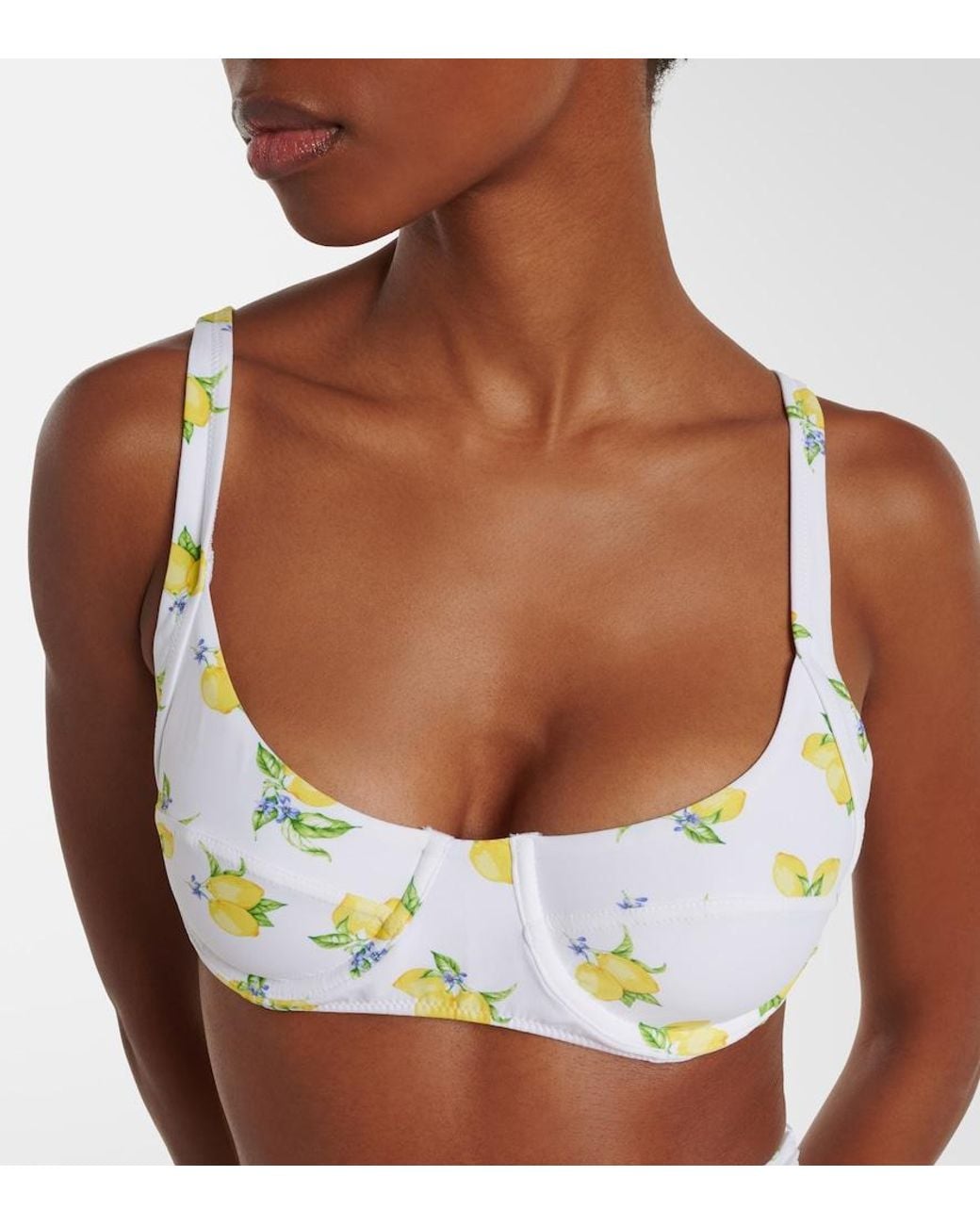 Melissa Odabash Metallic Bikini-Oberteil Tobago