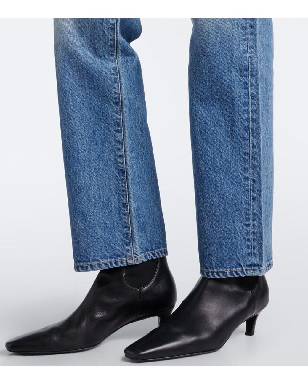 SLVRLAKE Denim Blue London Straight Jeans