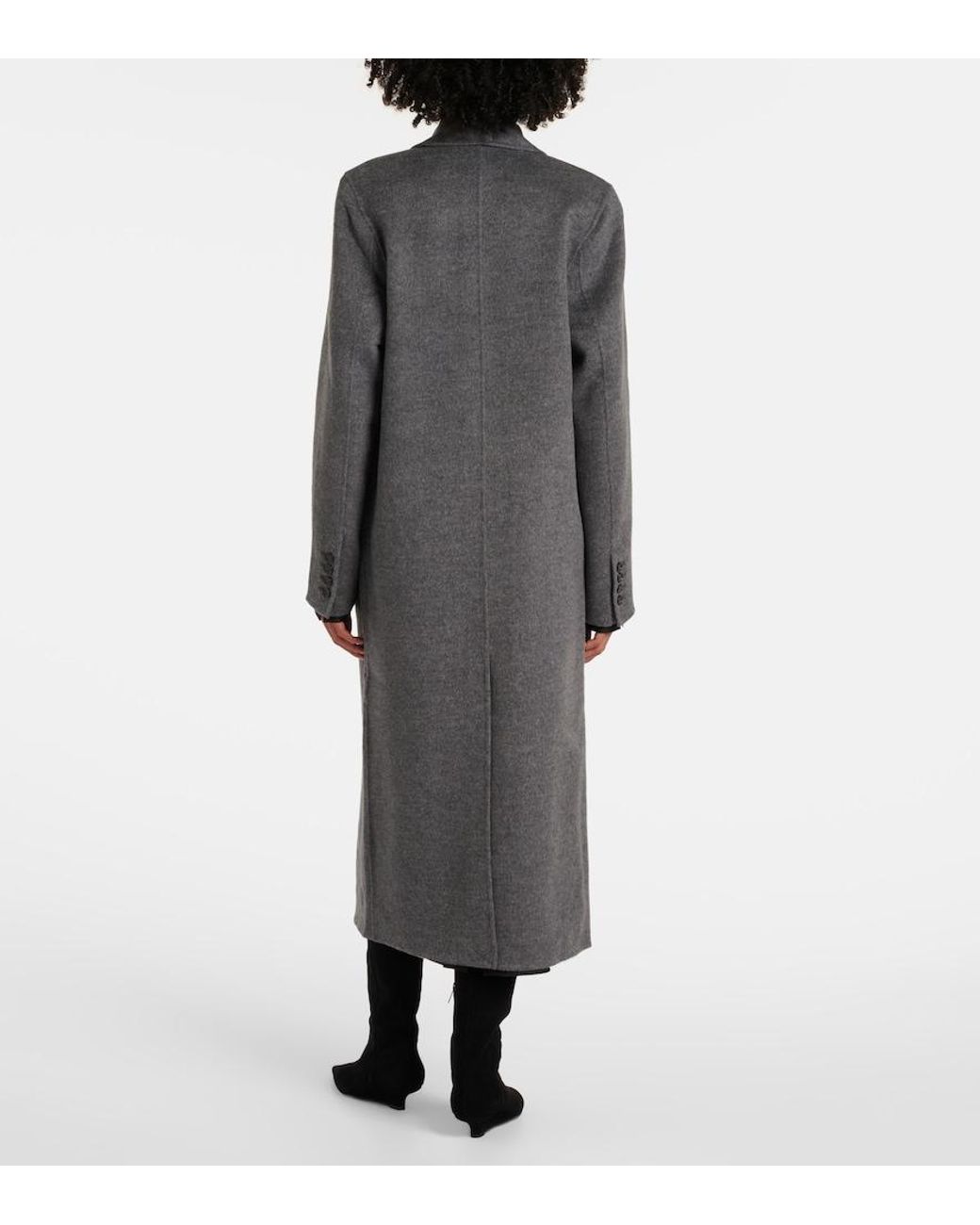 Totême Gray Wool Coat