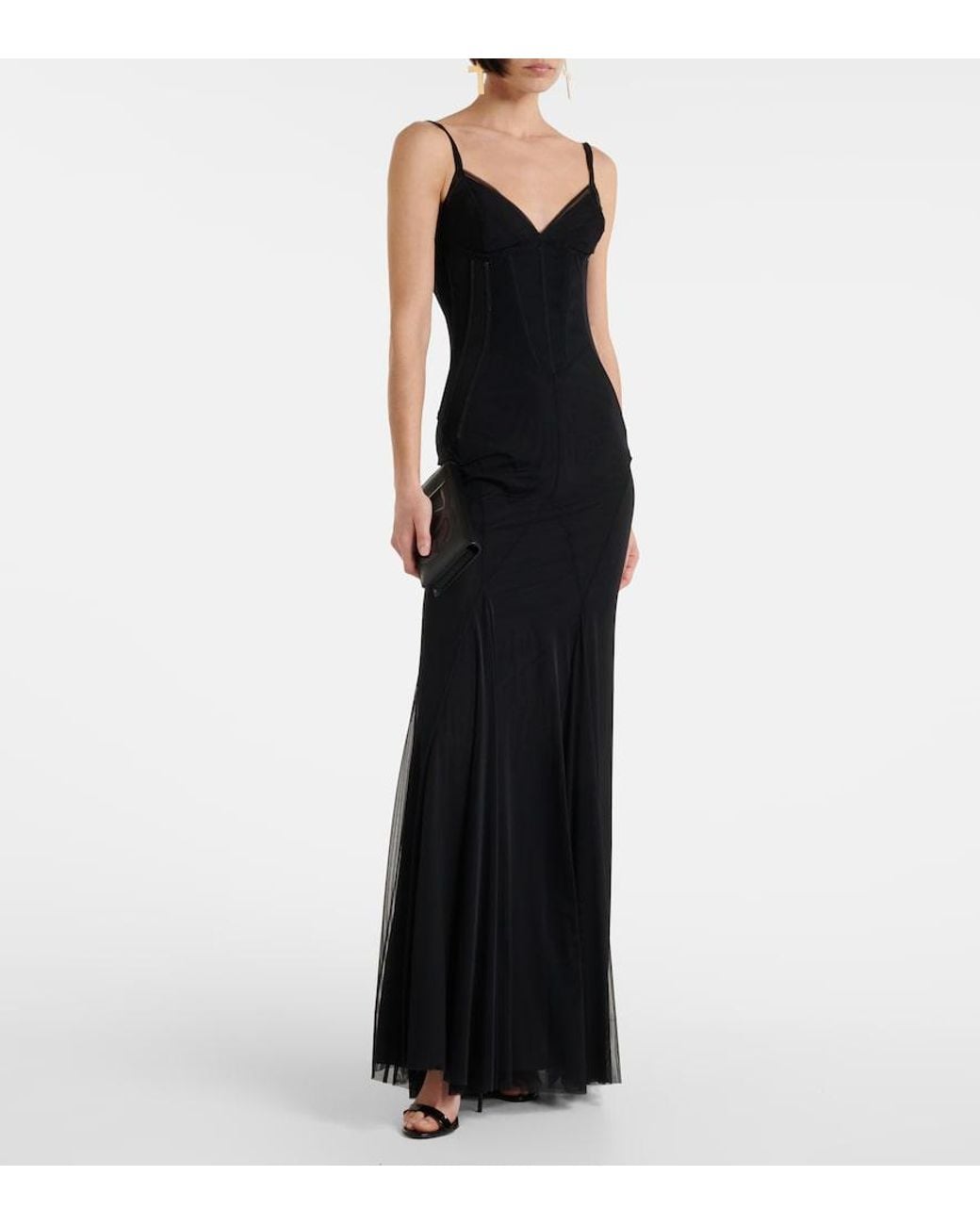 Dolce & Gabbana Black Long Dress
