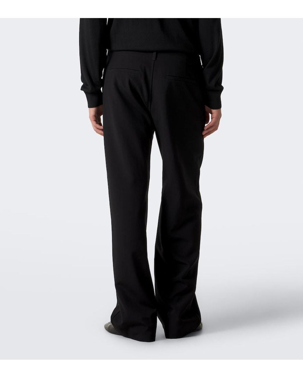 The Row Black Ramil Virgin Wool Wide-Leg Pants for men