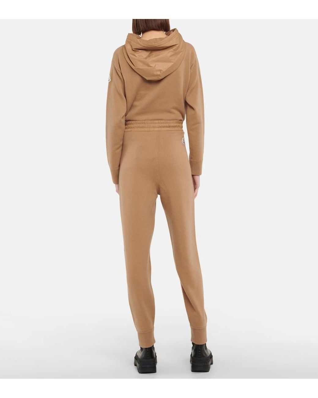 Moncler Natural Wool And Cashmere Sweatpants