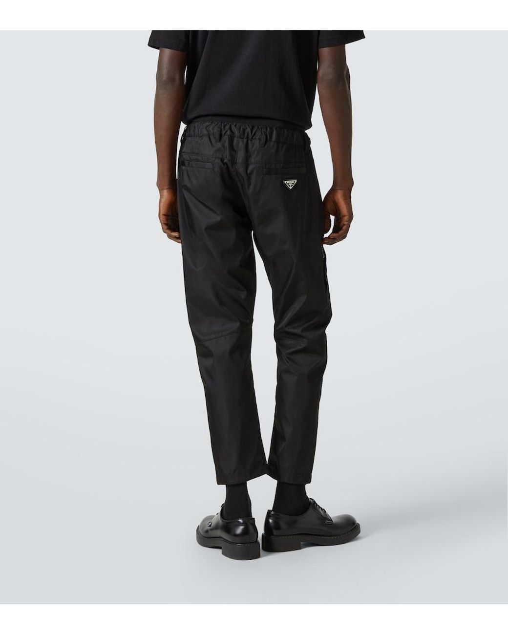 Prada Black Pantalones Técnicos De Nylon for men