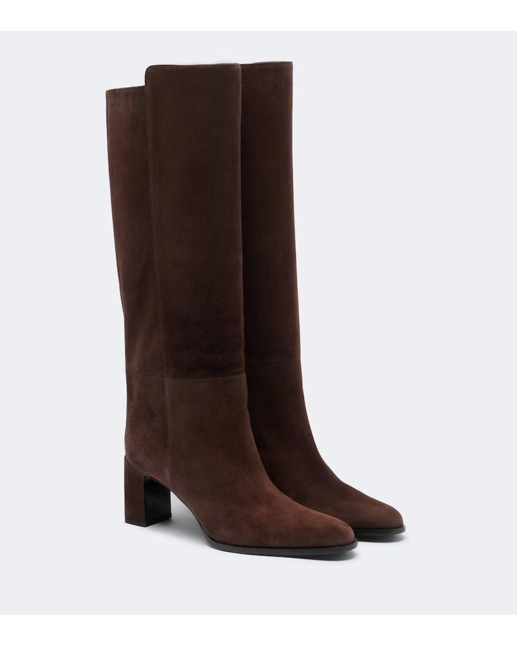 Jimmy Choo Brown Caly Suede Knee-High Boots