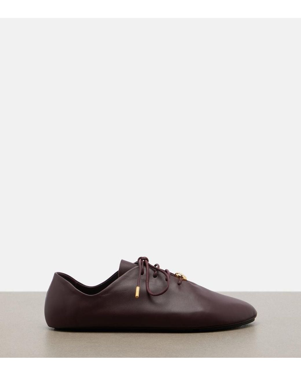 Loewe Brown Pebble Soft Leather Sneakers
