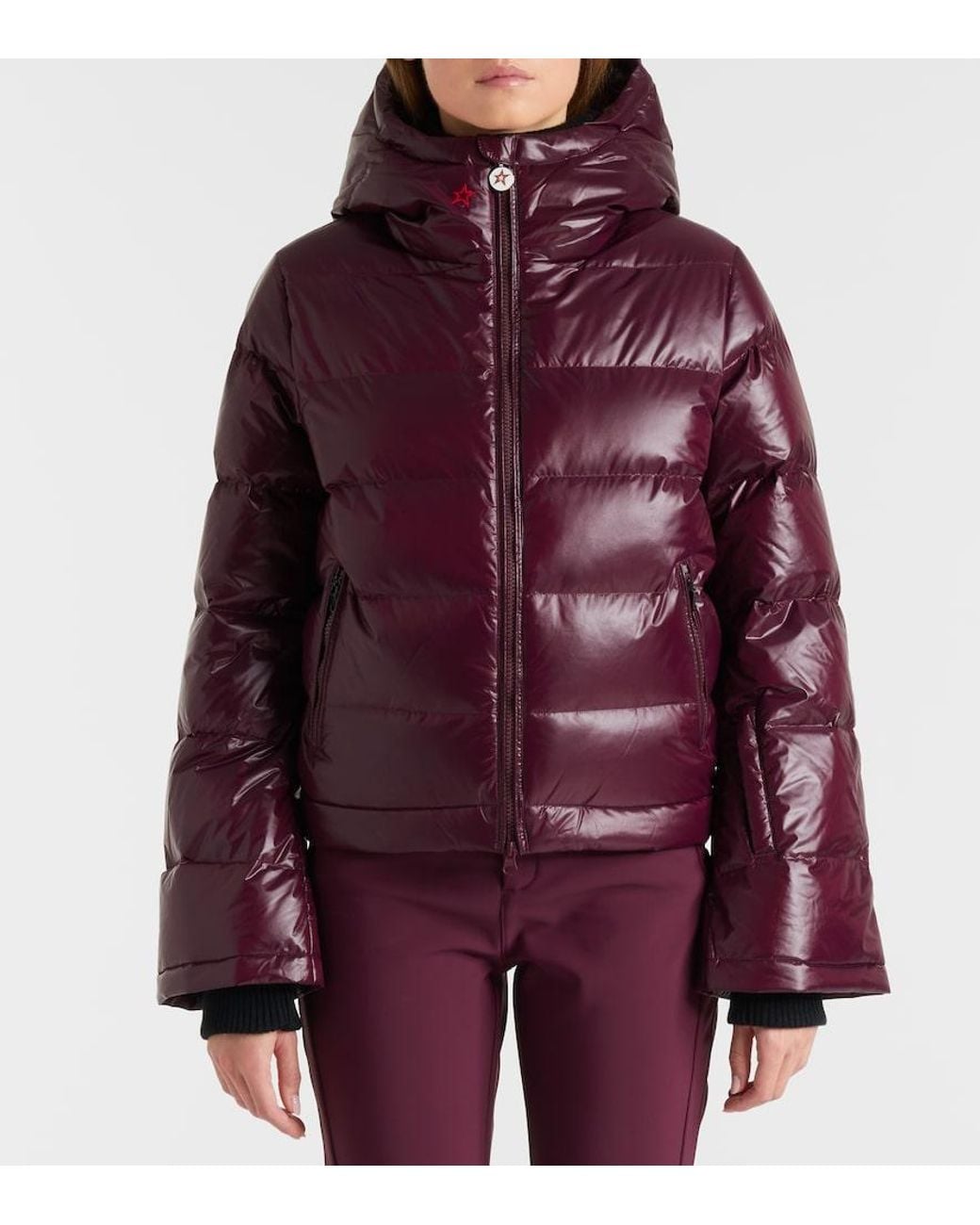 Perfect Moment Purple Polar Puffer Ski Jacket