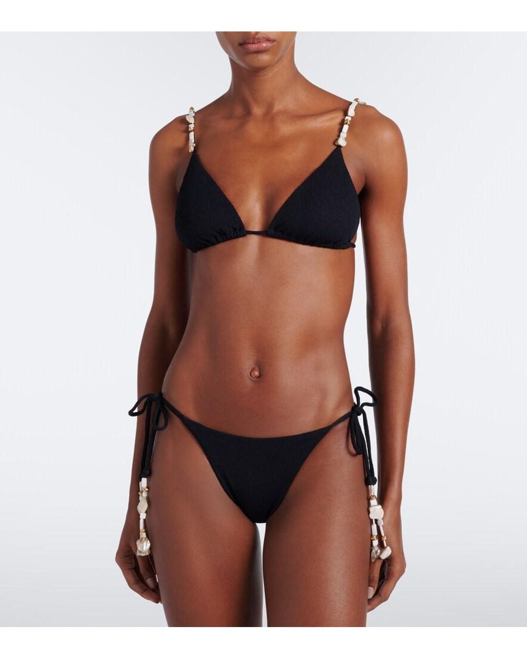 ViX Black X Rosie Huntington-Whiteley Firenze Livia Bikini Top