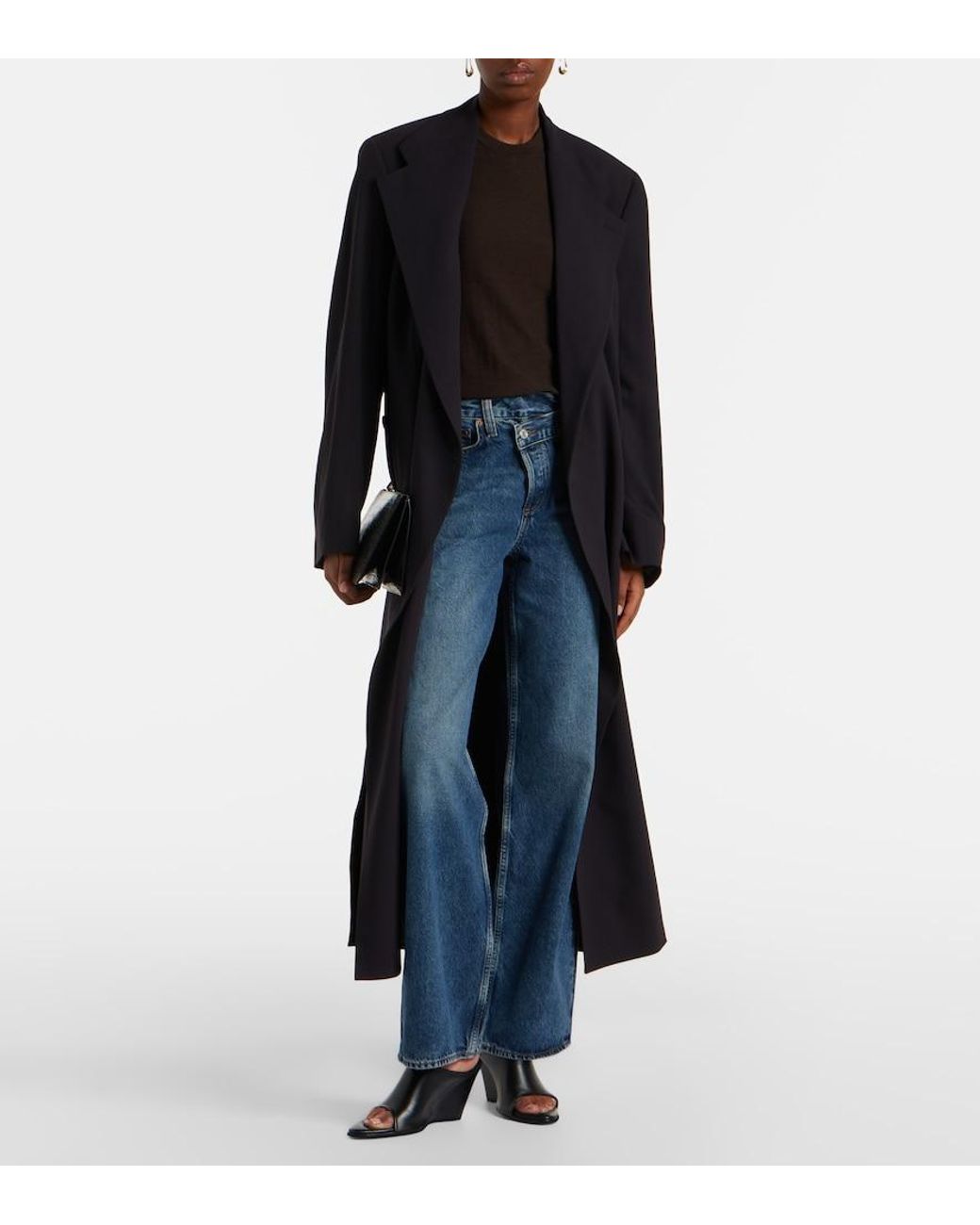 Jeans Barrel Arc Agolde de color Blue