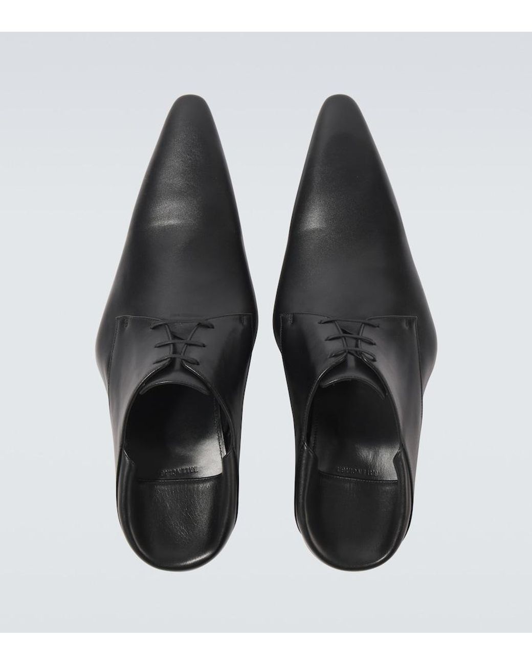 Balenciaga Opera Leather Derby Shoes in Black for Men | Lyst