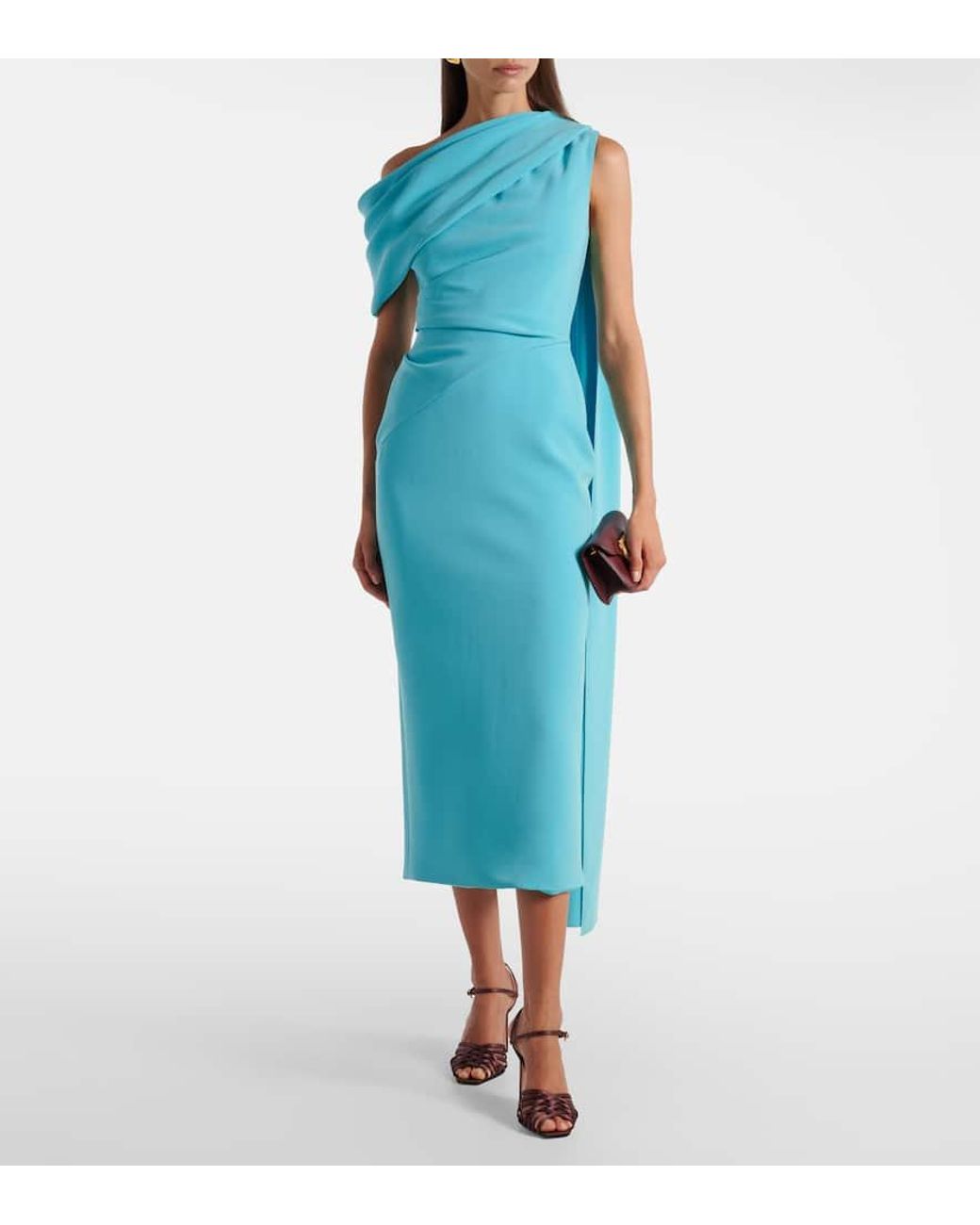 Abito Midi Maite di Roksanda in Blue