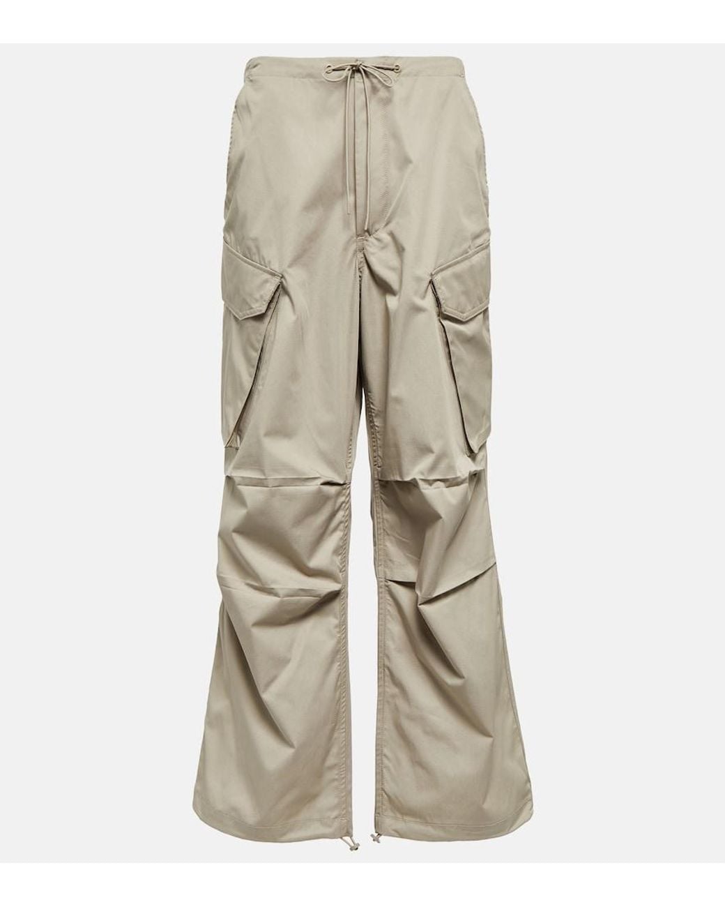 Agolde Natural Ginerva Cotton Poplin Cargo Pants
