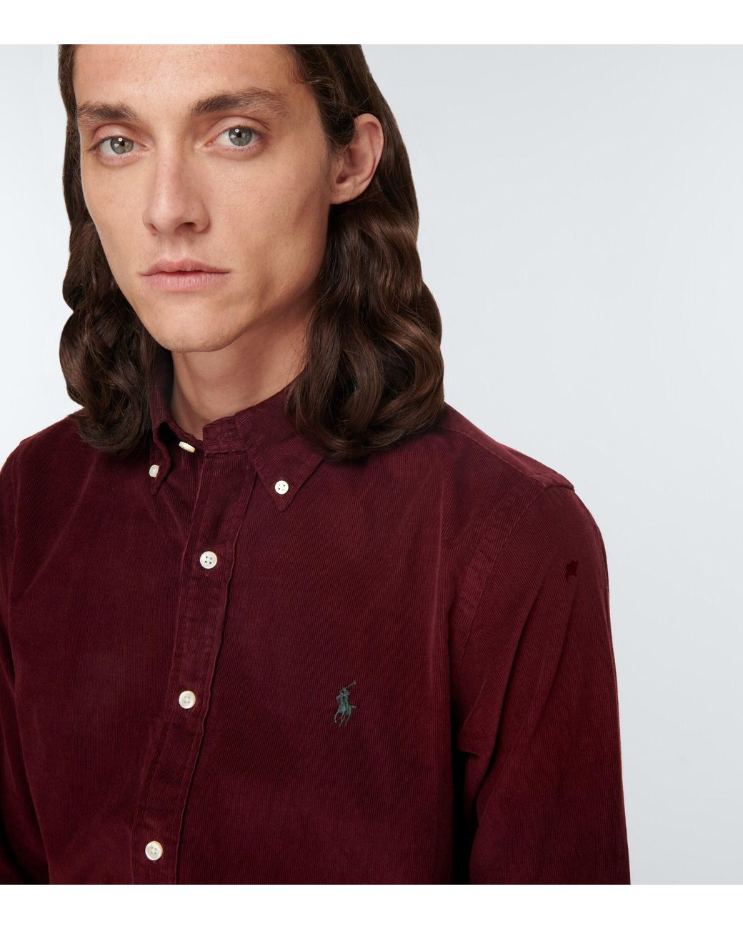 Polo Ralph Lauren Corduroy Shirt in Red for Men | Lyst