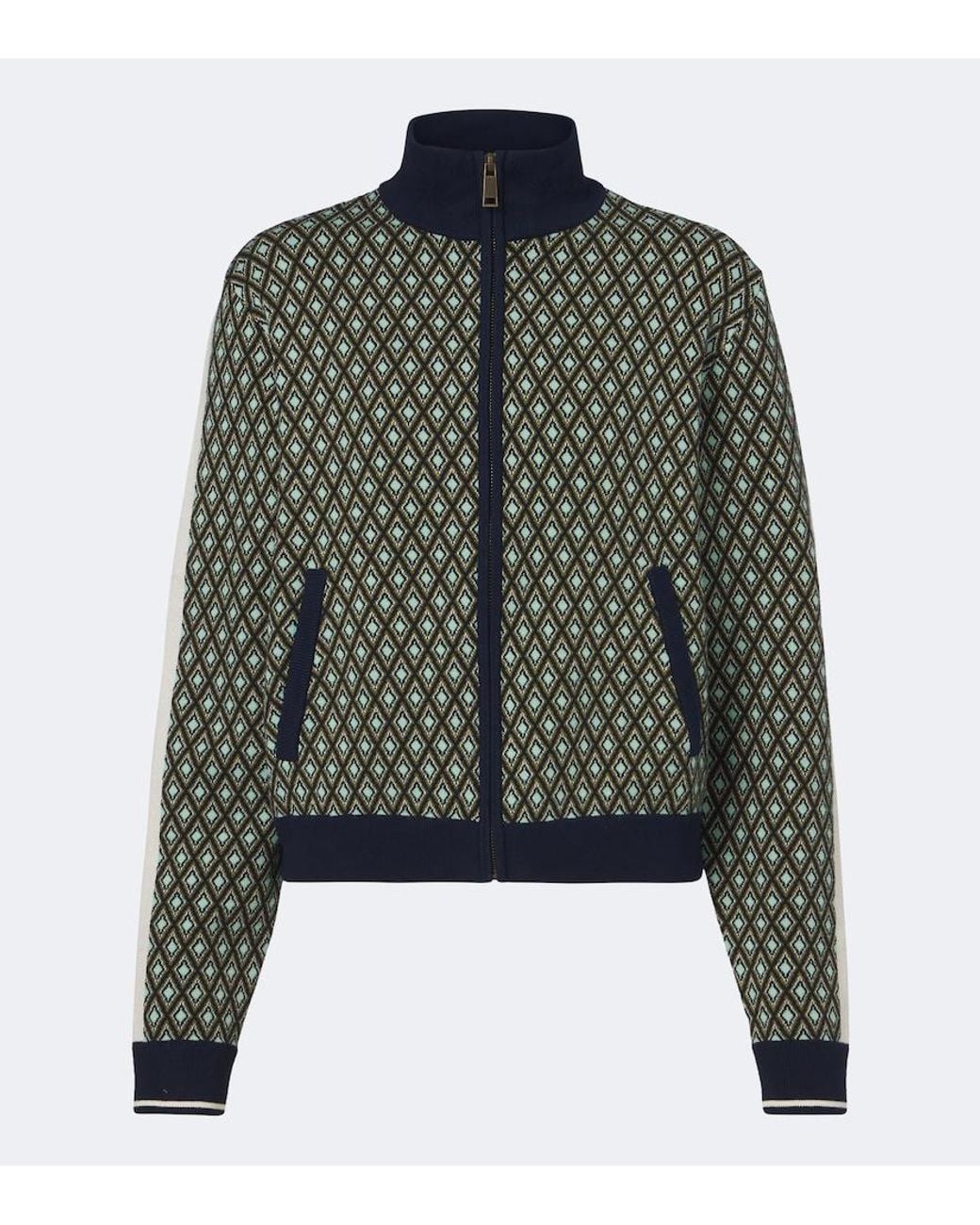 The Upside Black Viva Margot Knitted Cotton-Blend Sweatshirt