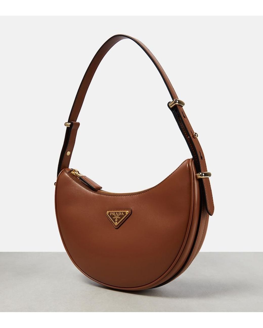 Bolso de hombro Arqué Prada de color Brown