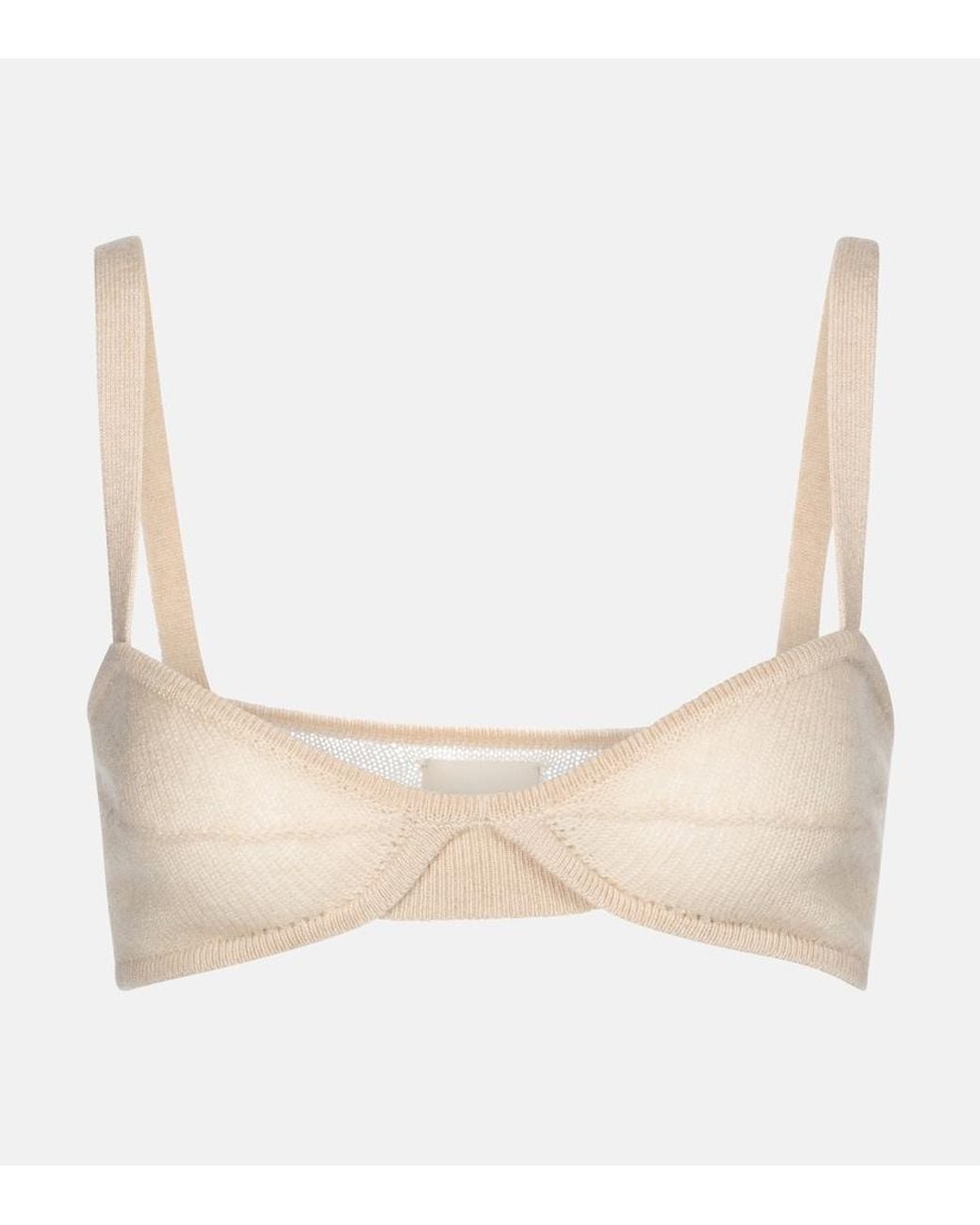 Khaite Natural Exclusive To Mytheresa – Eda Cashmere Bralette