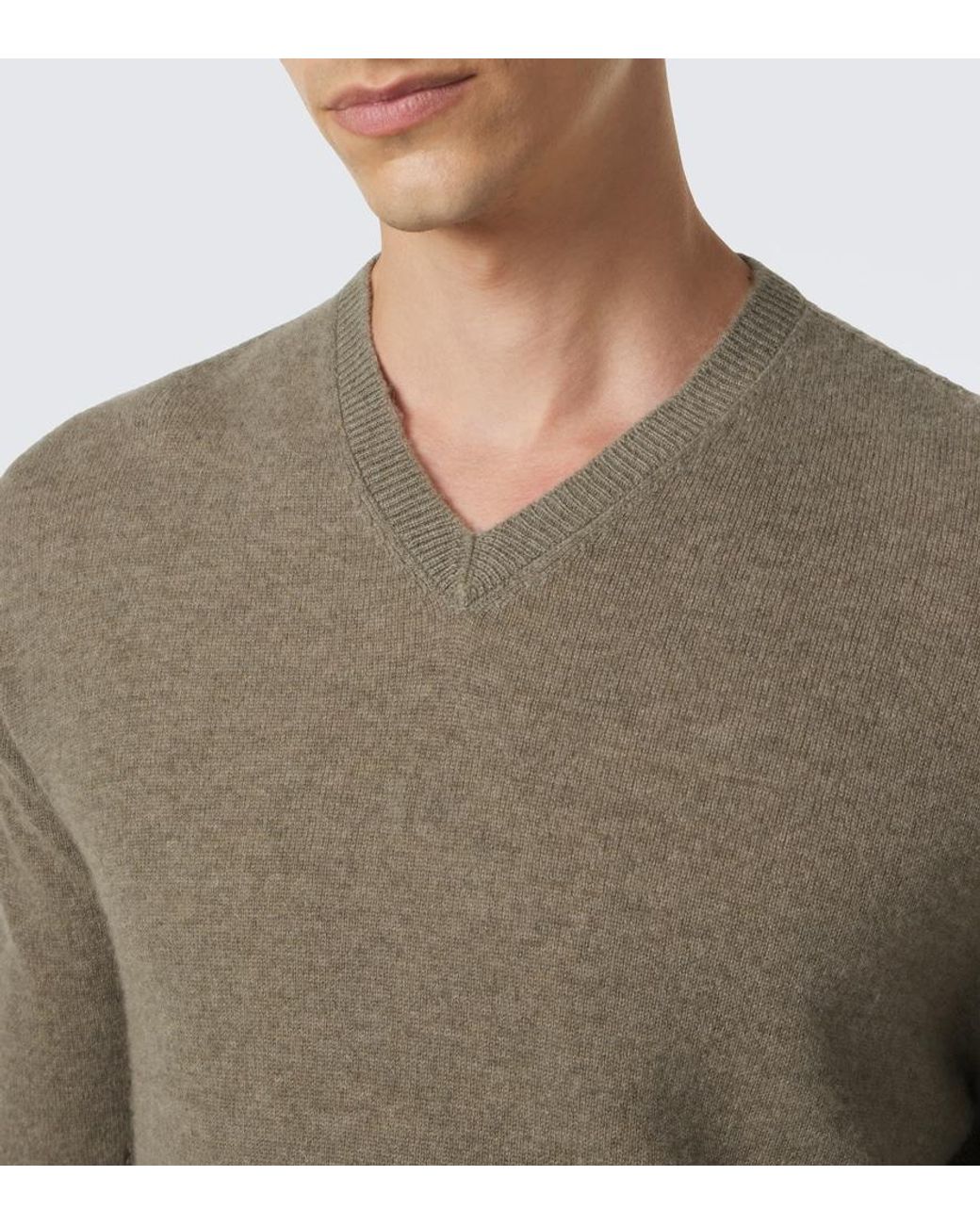 The Row Green Thamm Cashmere Sweater for men