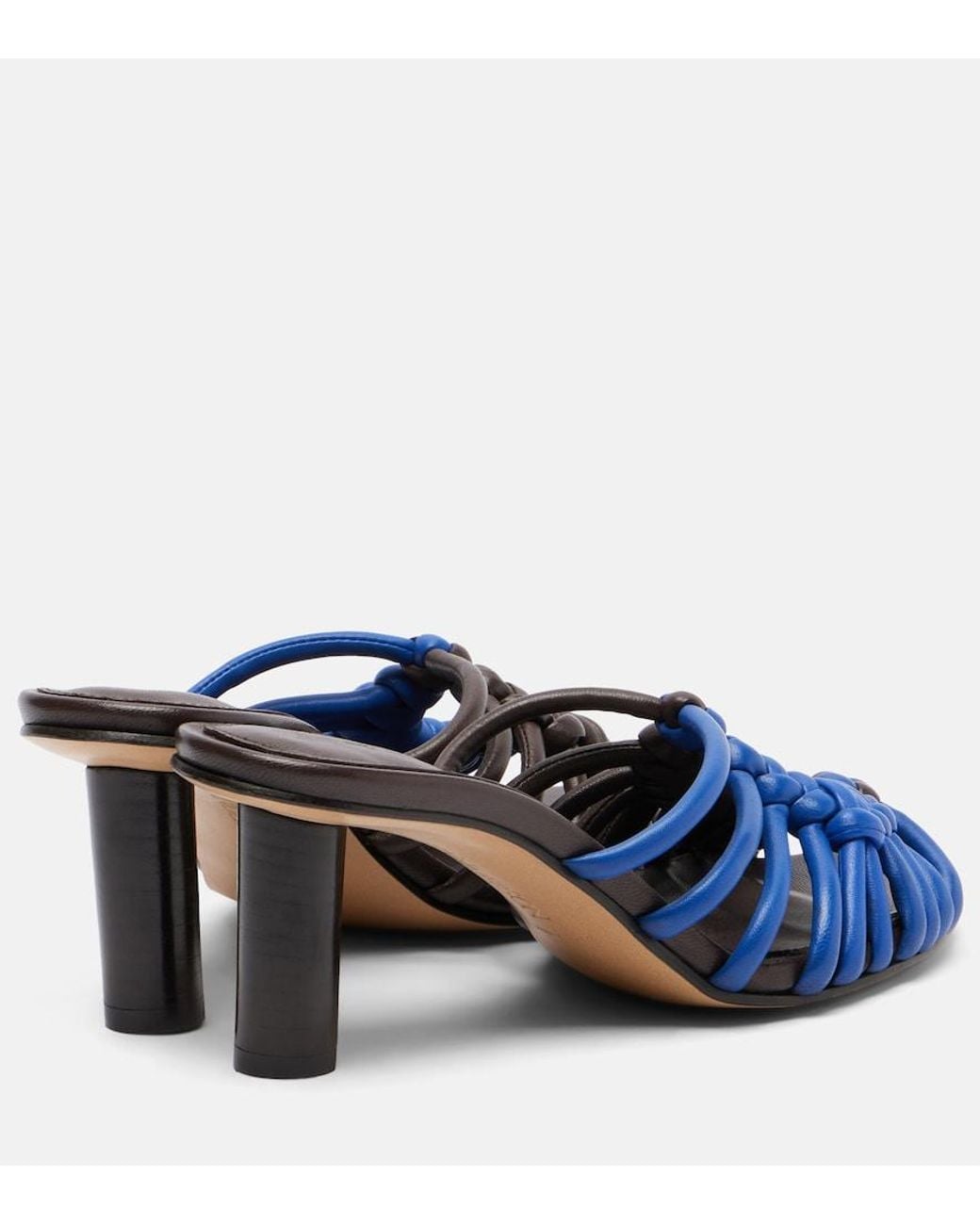 J.W. Anderson Blue Plot Woven Leather Sandals