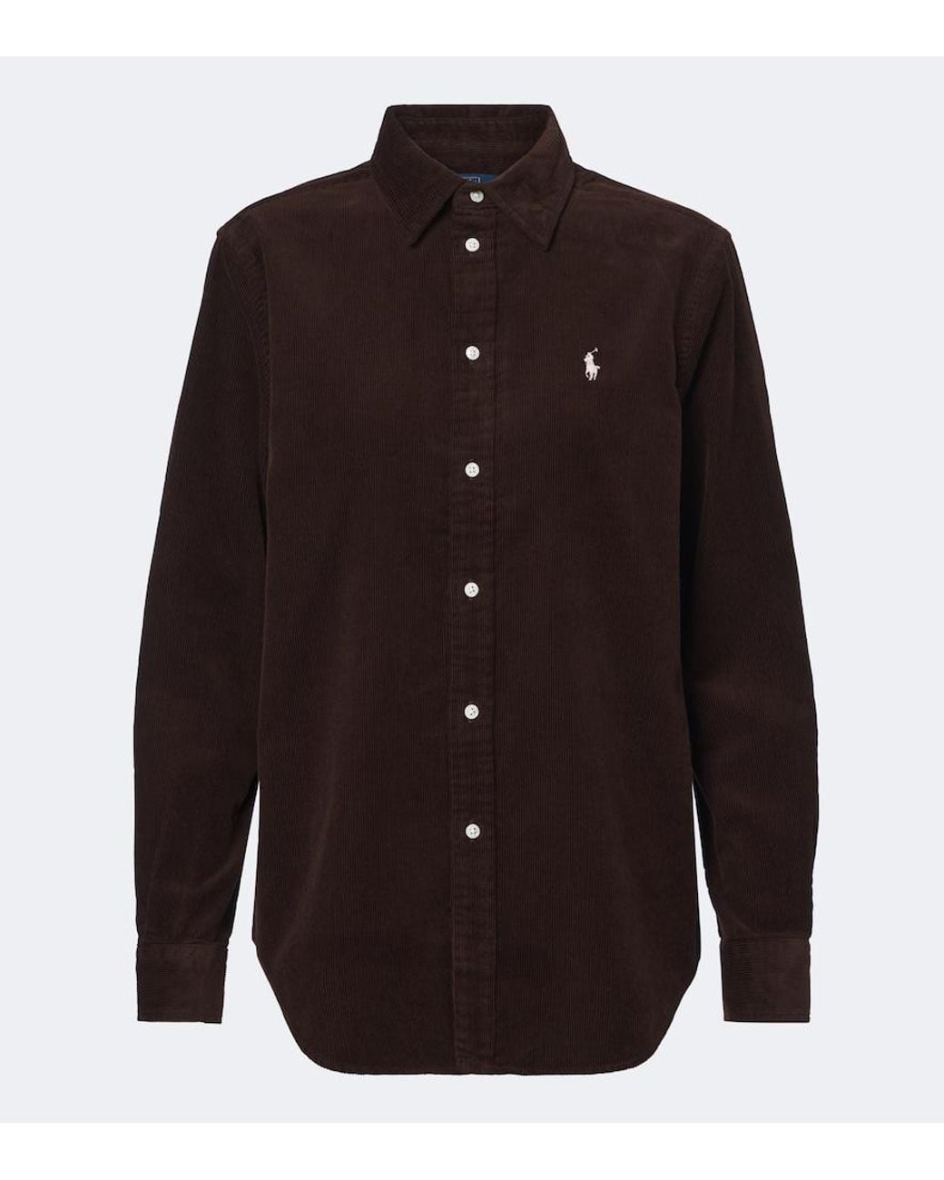 Polo Ralph Lauren Blue Cotton Corduroy Shirt