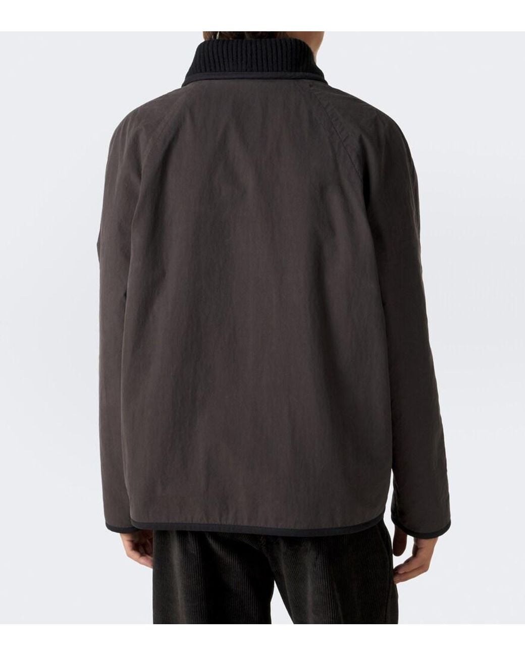 The Row Black Tobias Cotton-Blend Jacket for men