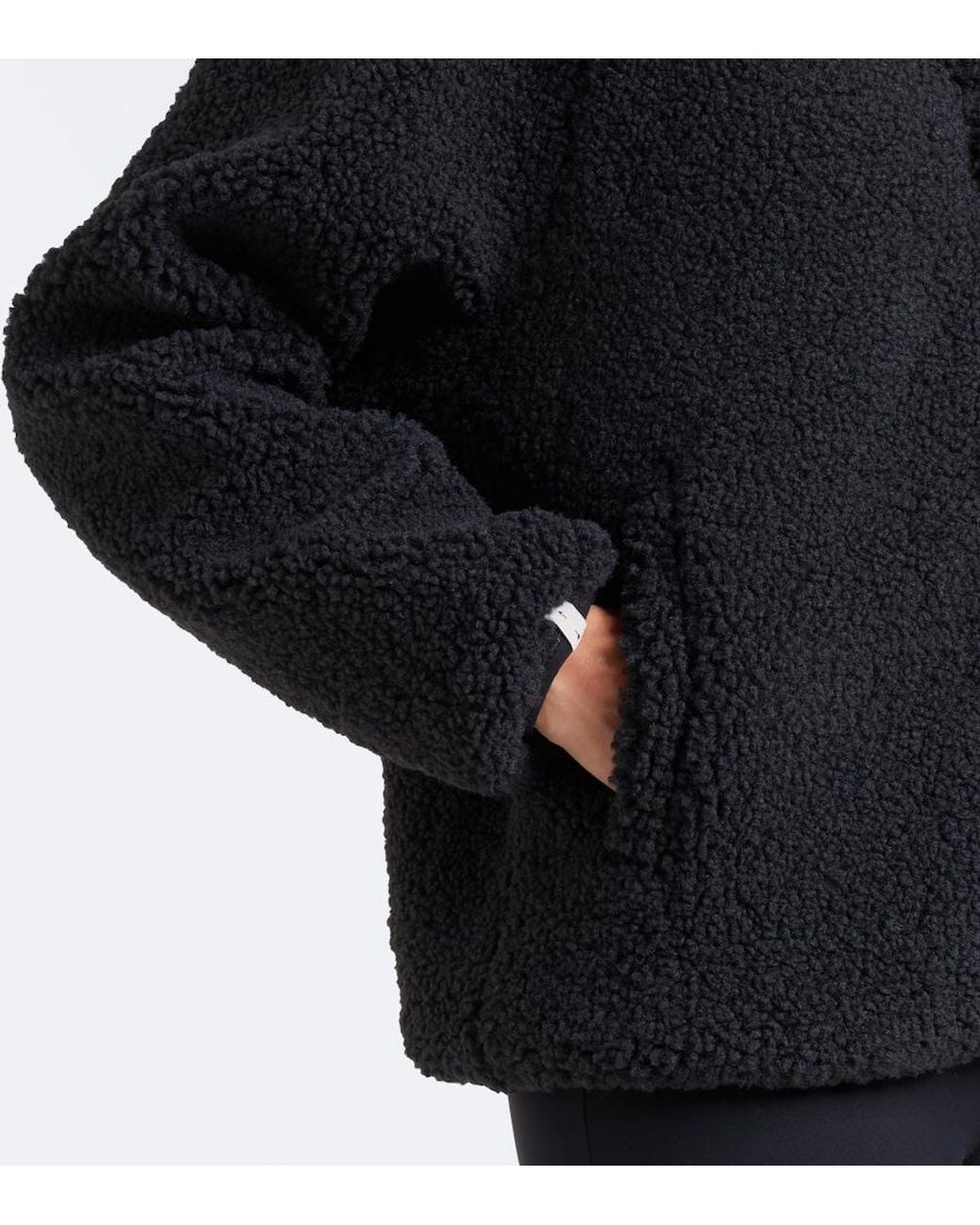 The Upside Black Harlow Teddy Sweatshirt