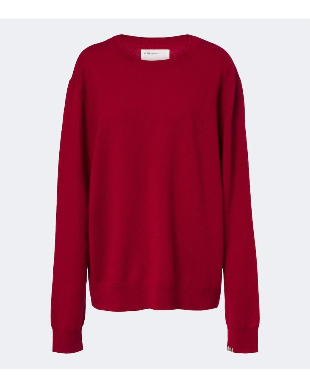 Extreme Cashmere Red N°358 Mister Cashmere-Blend Sweater