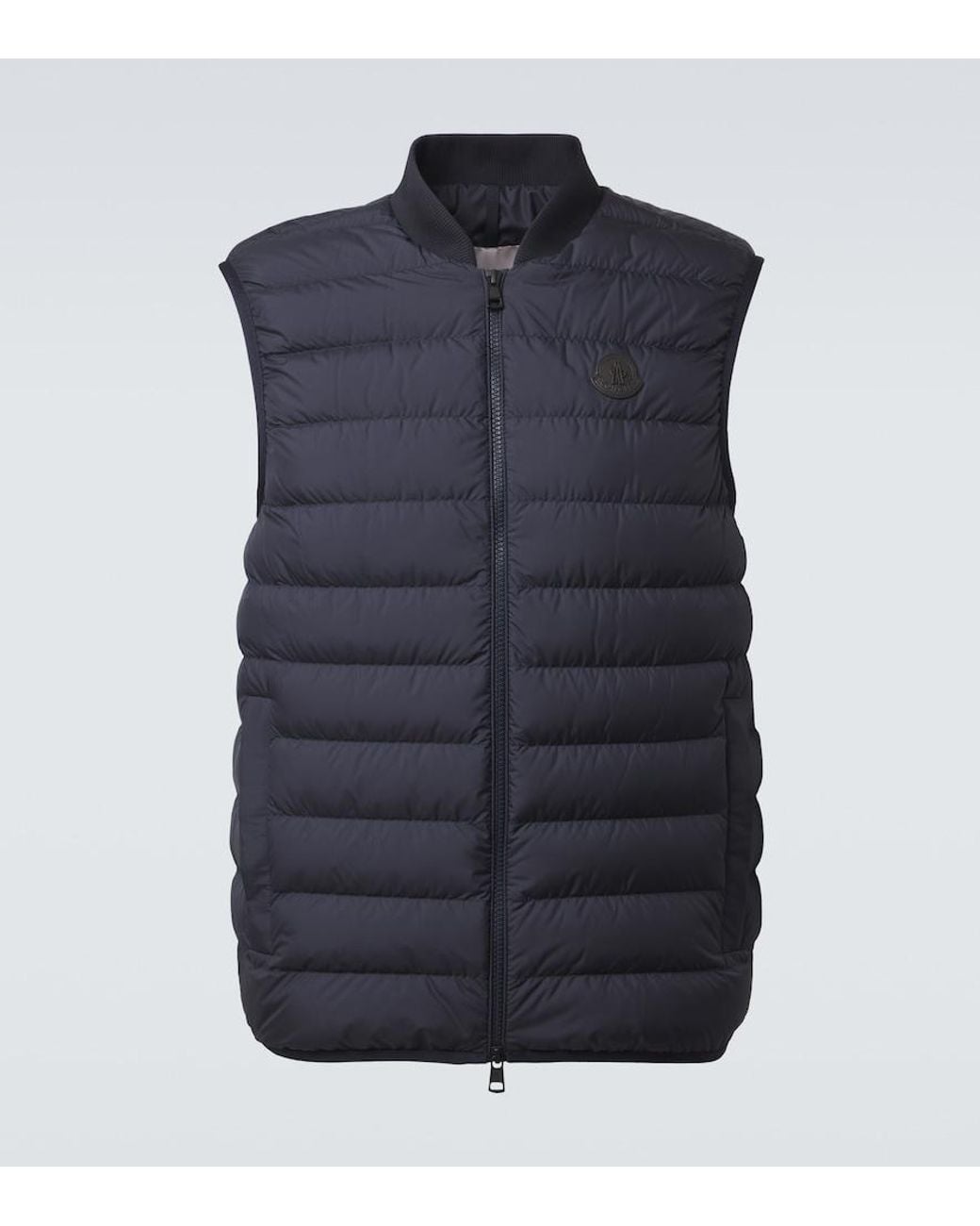 Moncler Blue Froissel Quilted Down Vest for men