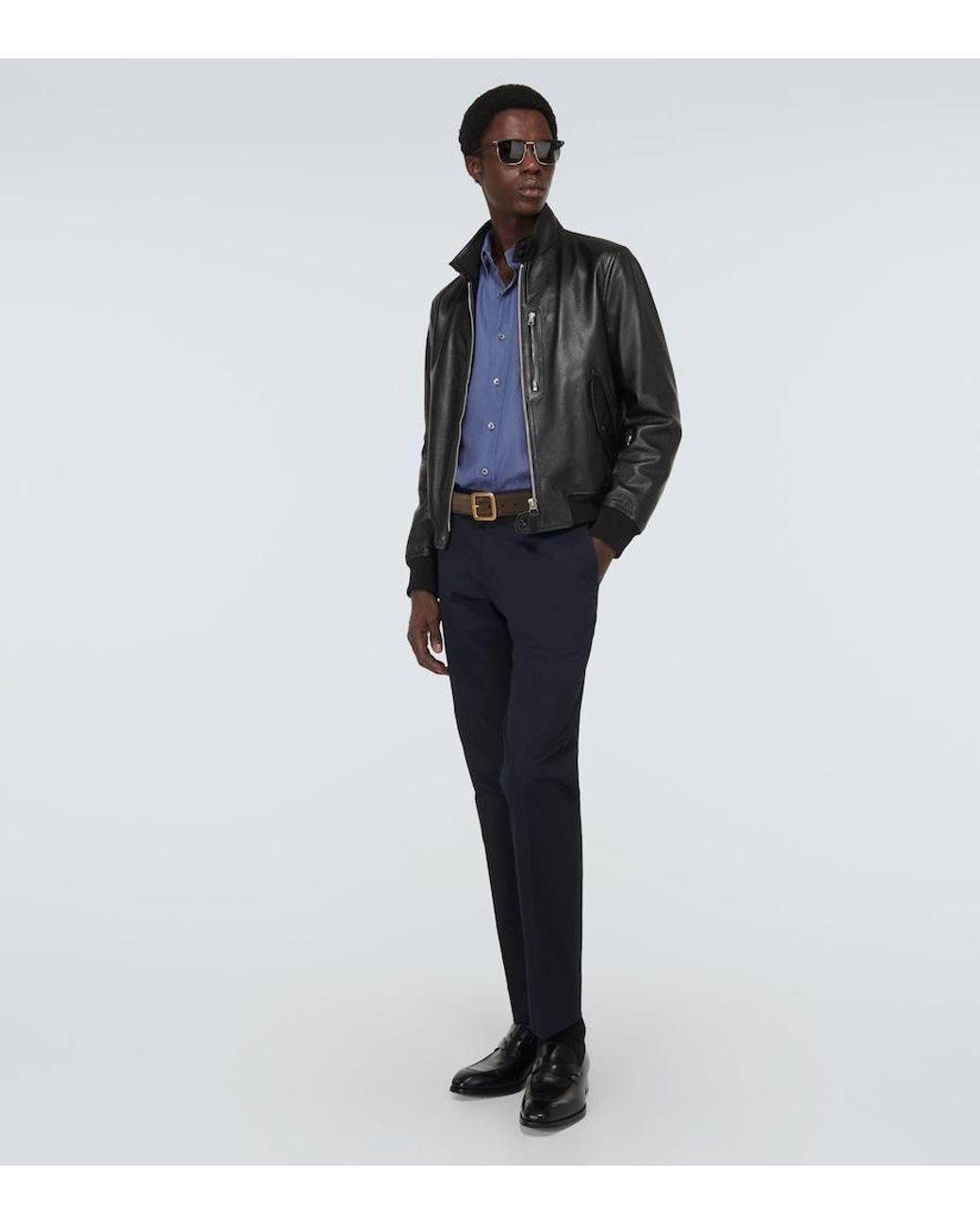 Tom Ford Blue Leisure Shirt for men