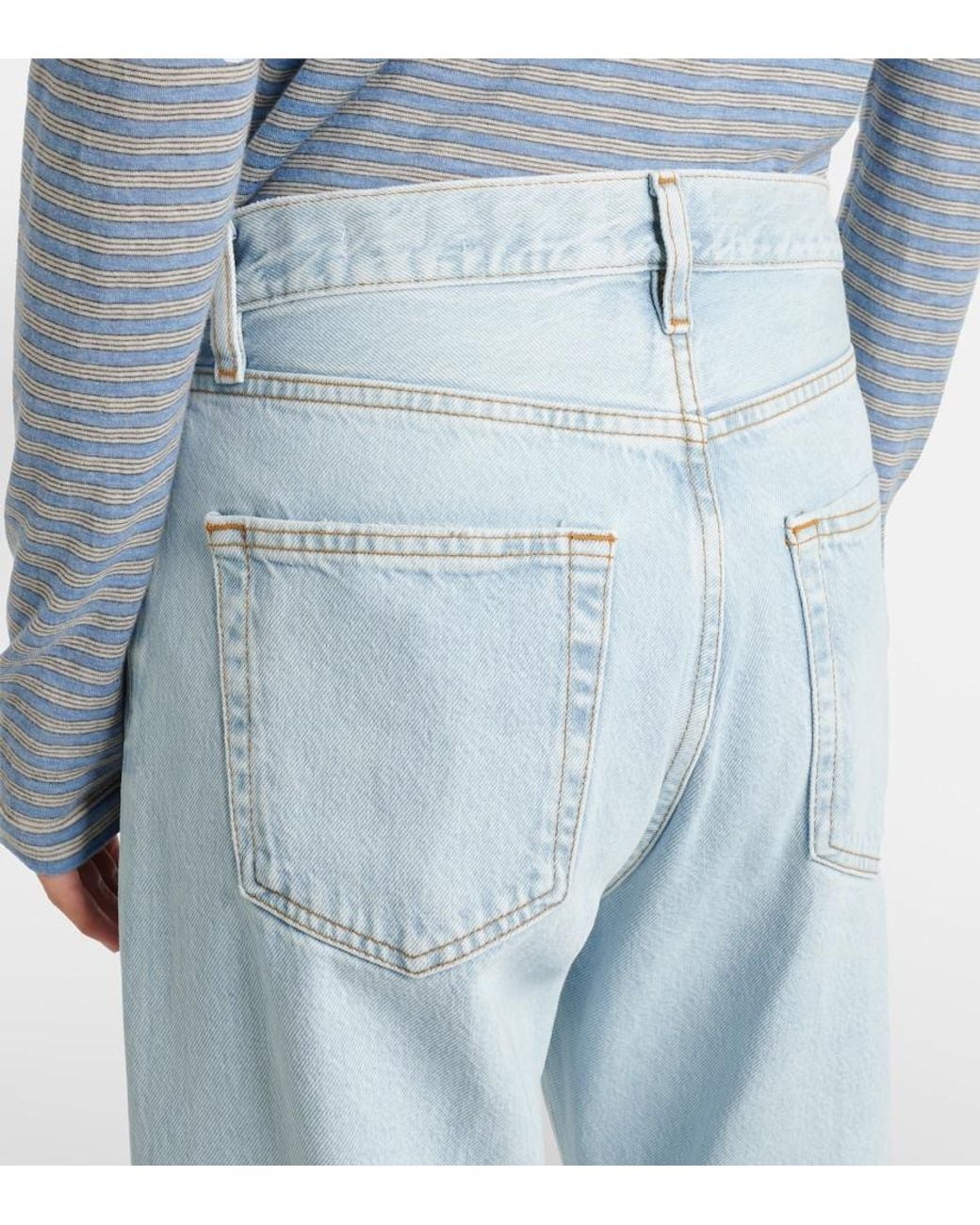 FRAME Blue The Lax Flared Jeans