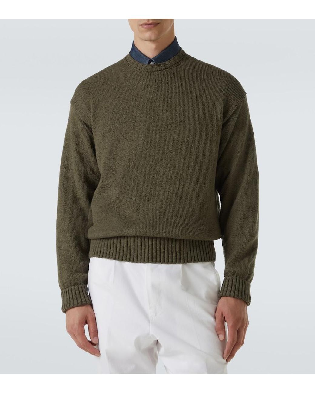 Pull En Coton Dunhill pour homme en coloris Green
