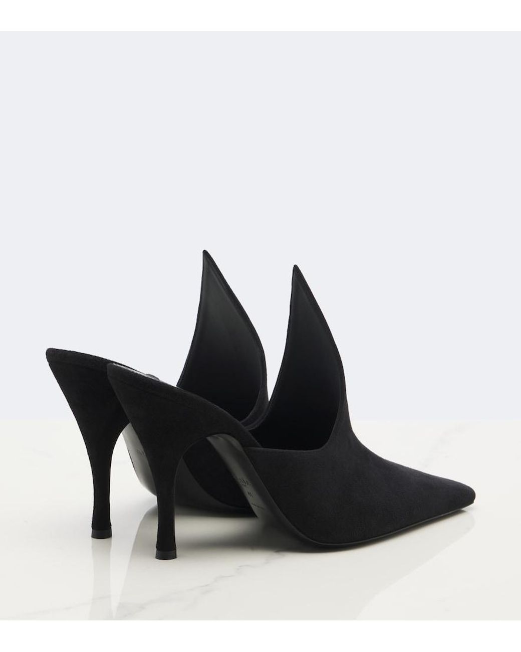 Alaïa Black Suede Mules