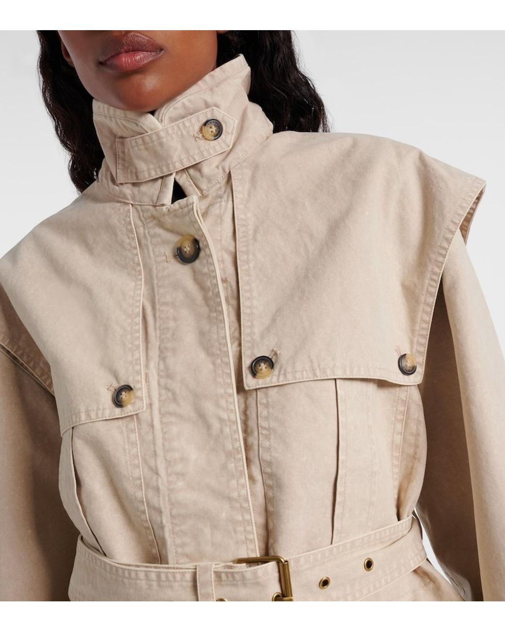 Isabel Marant Natural Malika Cotton Jacket
