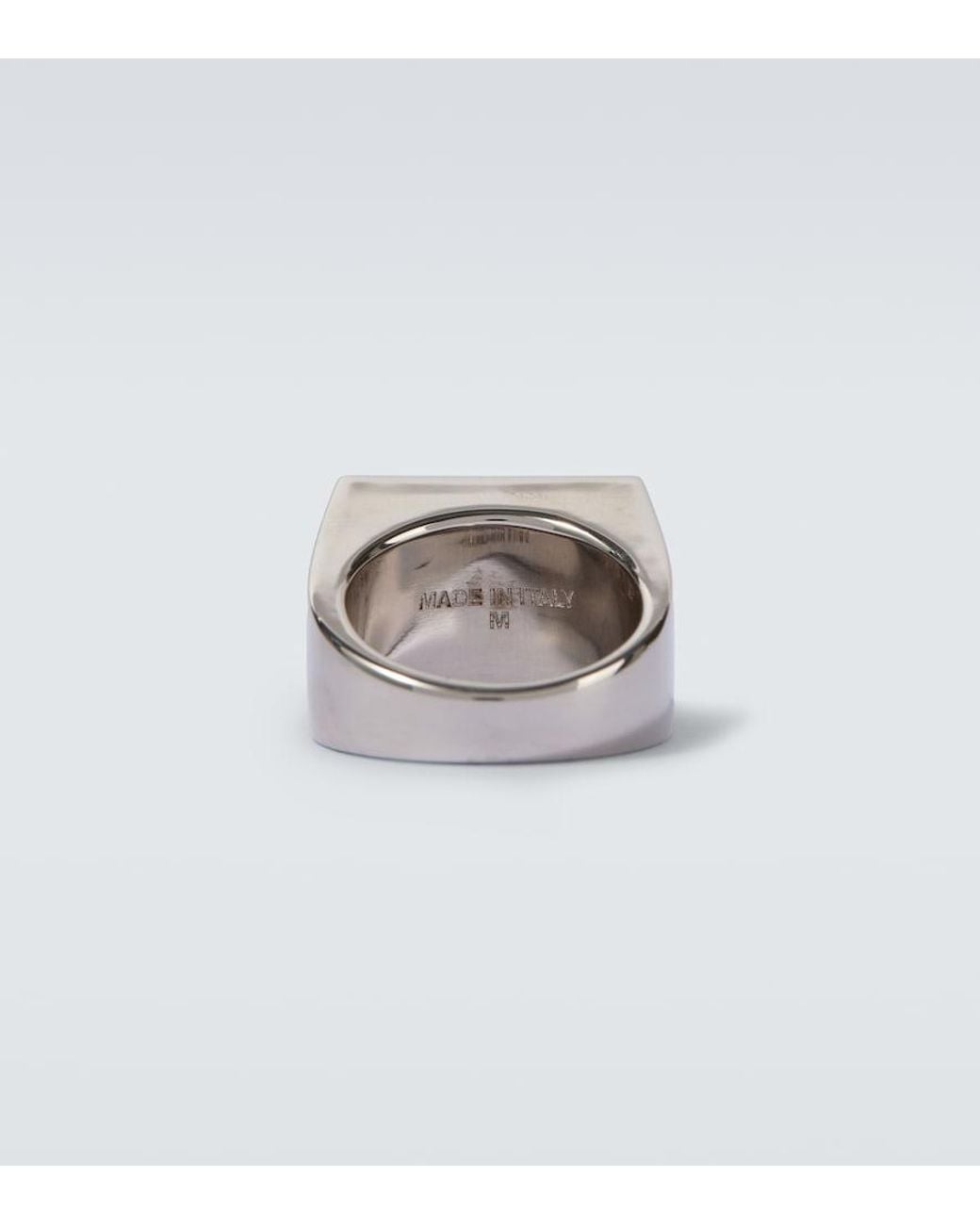 Dries Van Noten Black Embellished Ring for men