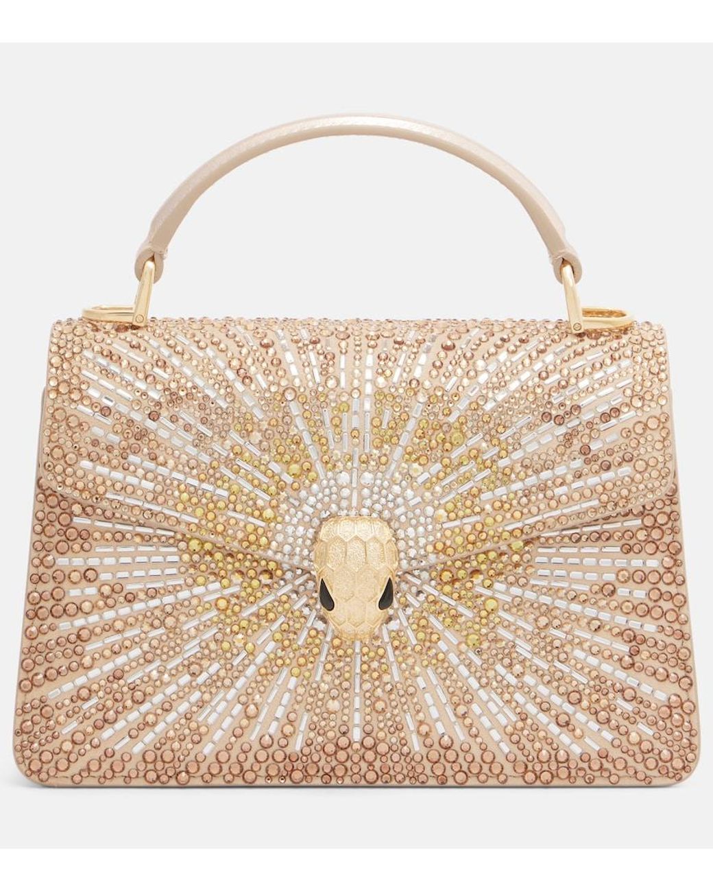 BVLGARI Natural Serpenti Forever Mini Top-Handle Bag