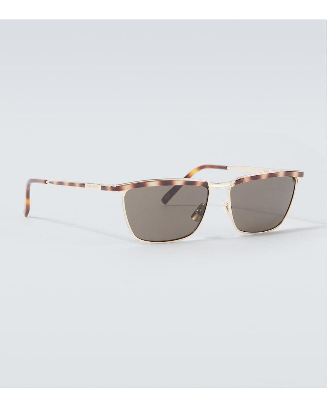 Saint Laurent Gray Sl 795 Joe Rectangular Sunglasses for men