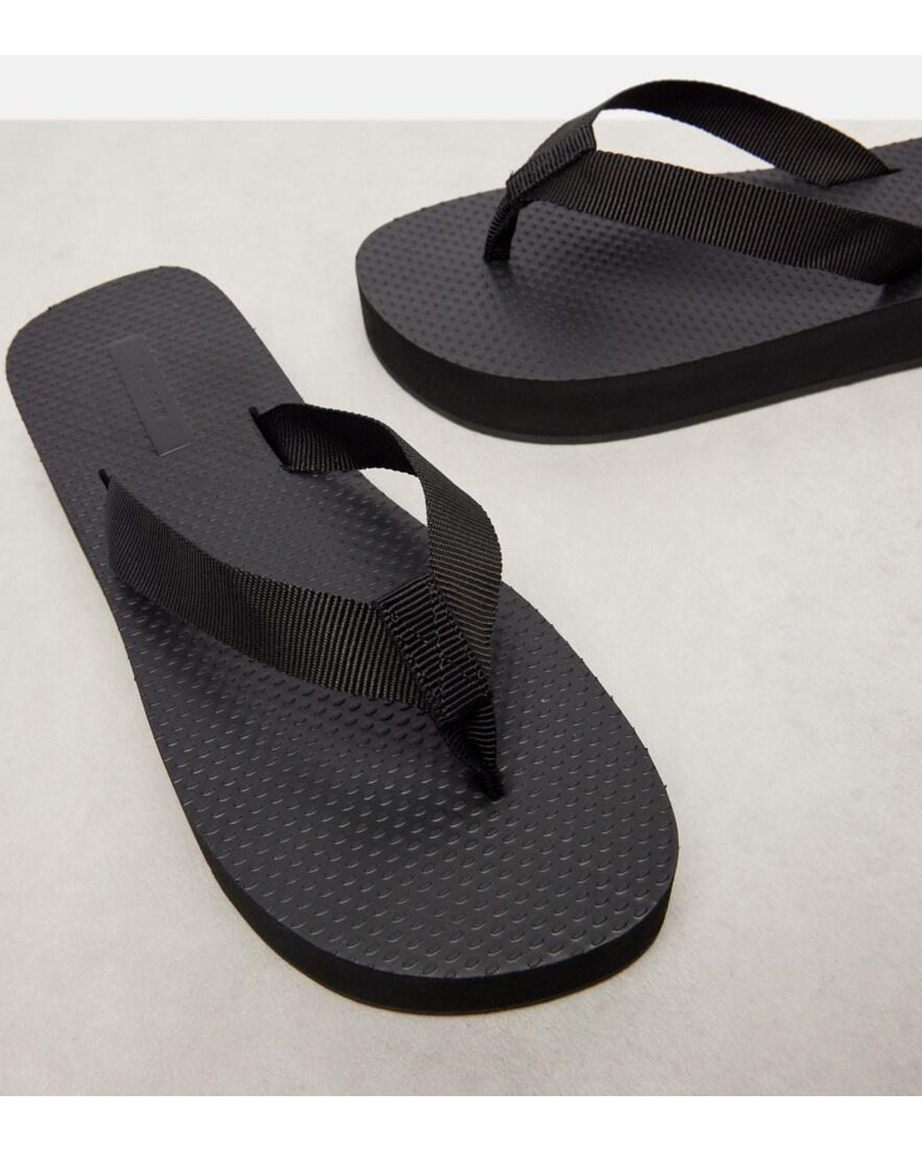 The Row Black Flat Shoes