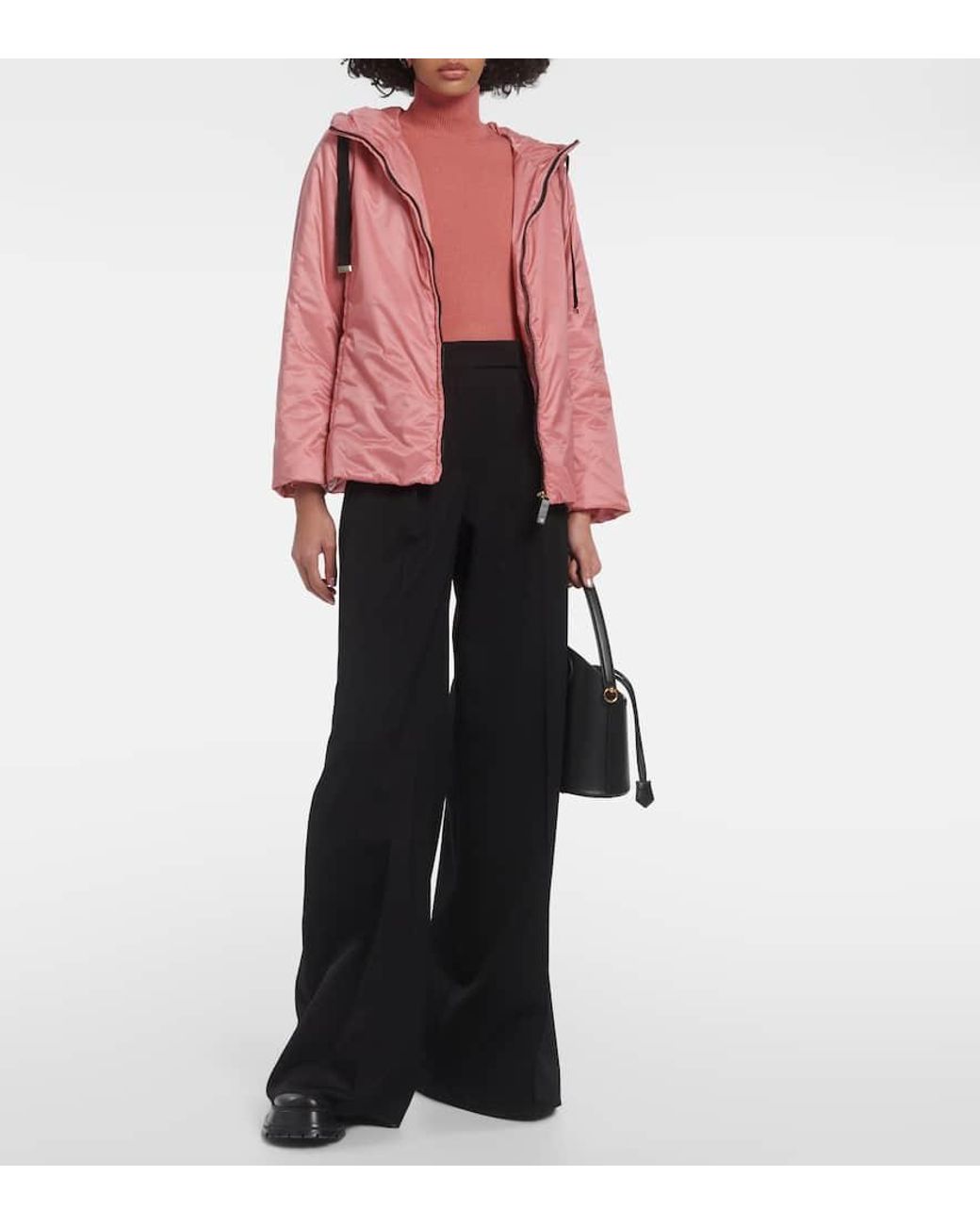 Max Mara Greenh Padded Jacket in Pink | Lyst