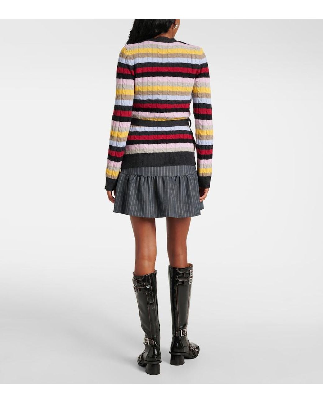 Cardigans Ganni de color Multicolor