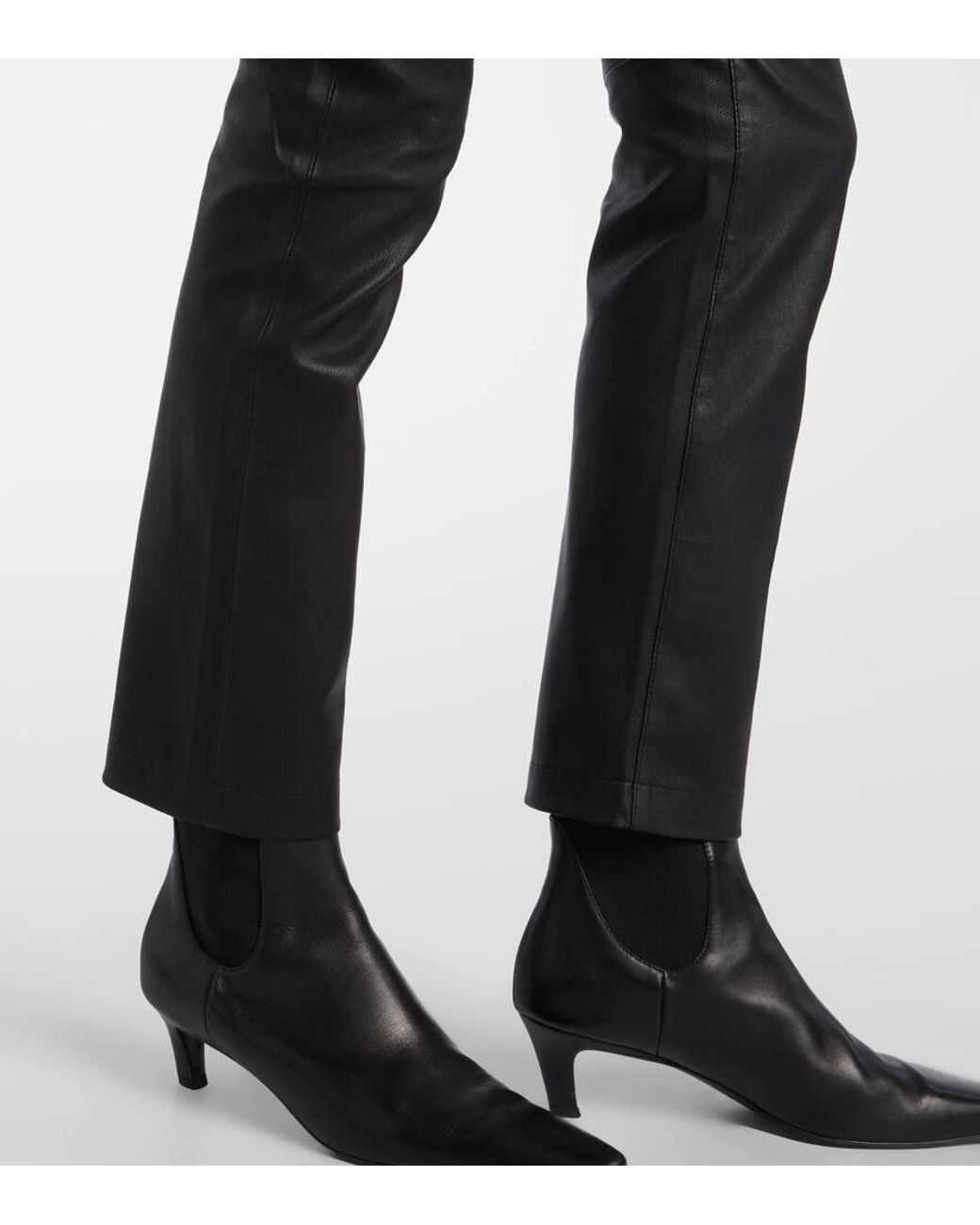 Pantalones Skinny Mari De Piel AG Jeans de color Blue