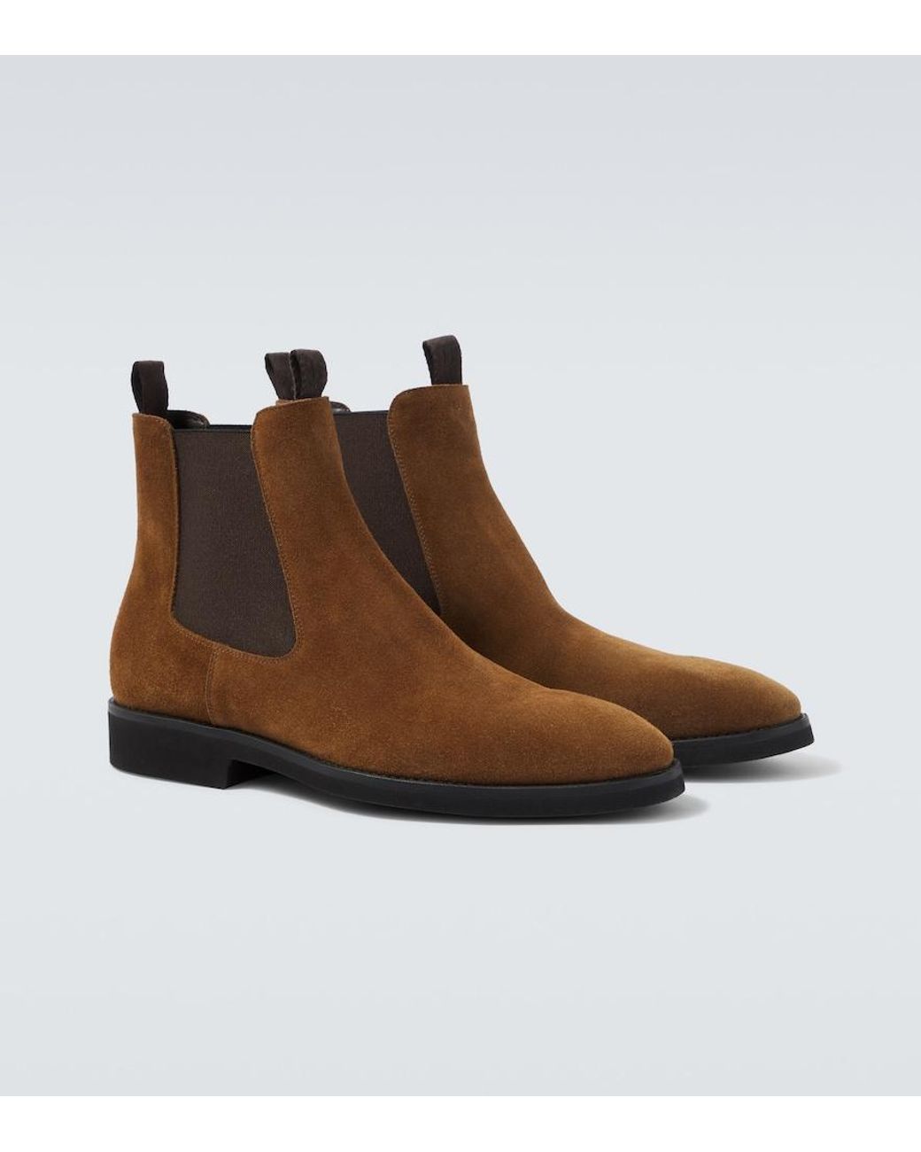 Tom Ford Brown Owen Suede Chelsea Boots for men