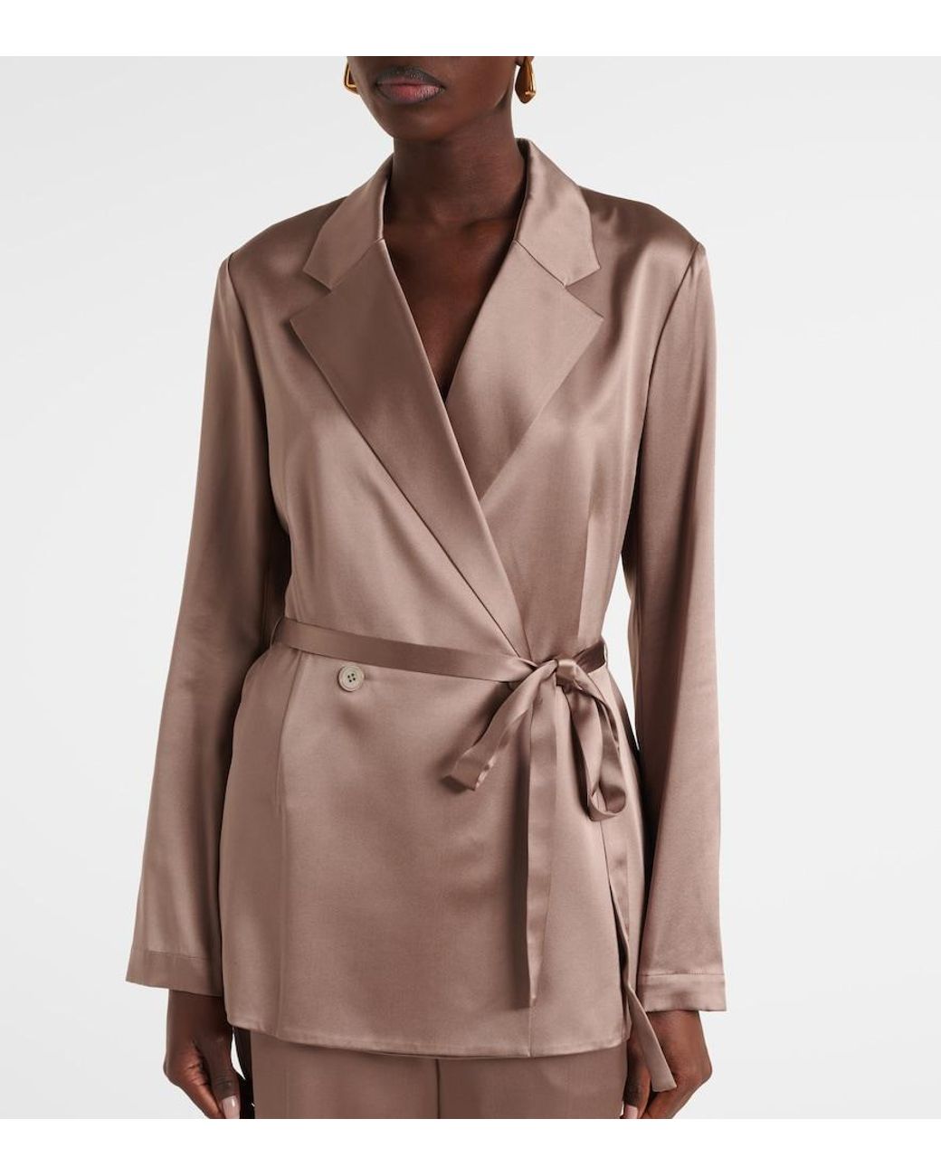 Joseph Brown Joubert Silk Satin Jacket