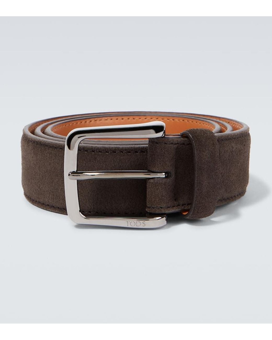 Tod's Brown Suede Belt for men