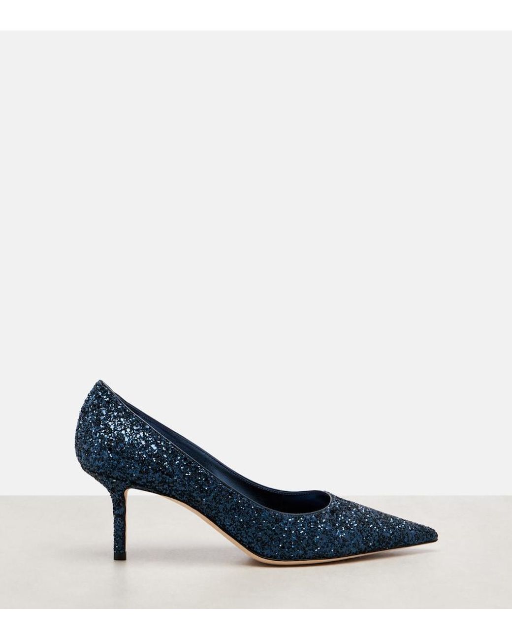 Jimmy Choo Blue Love 65 Embellished Pumps